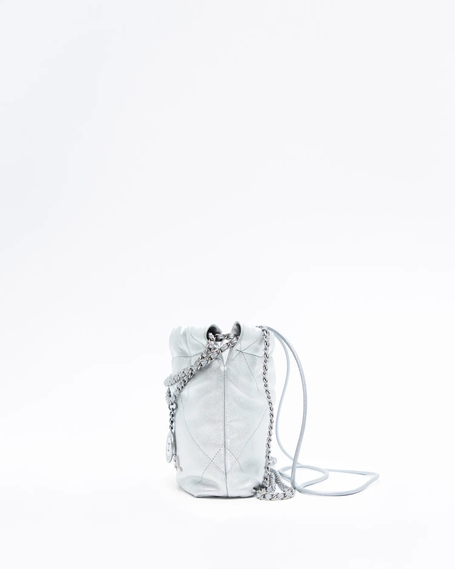 Metallic Chanel 22 Mini Handbag