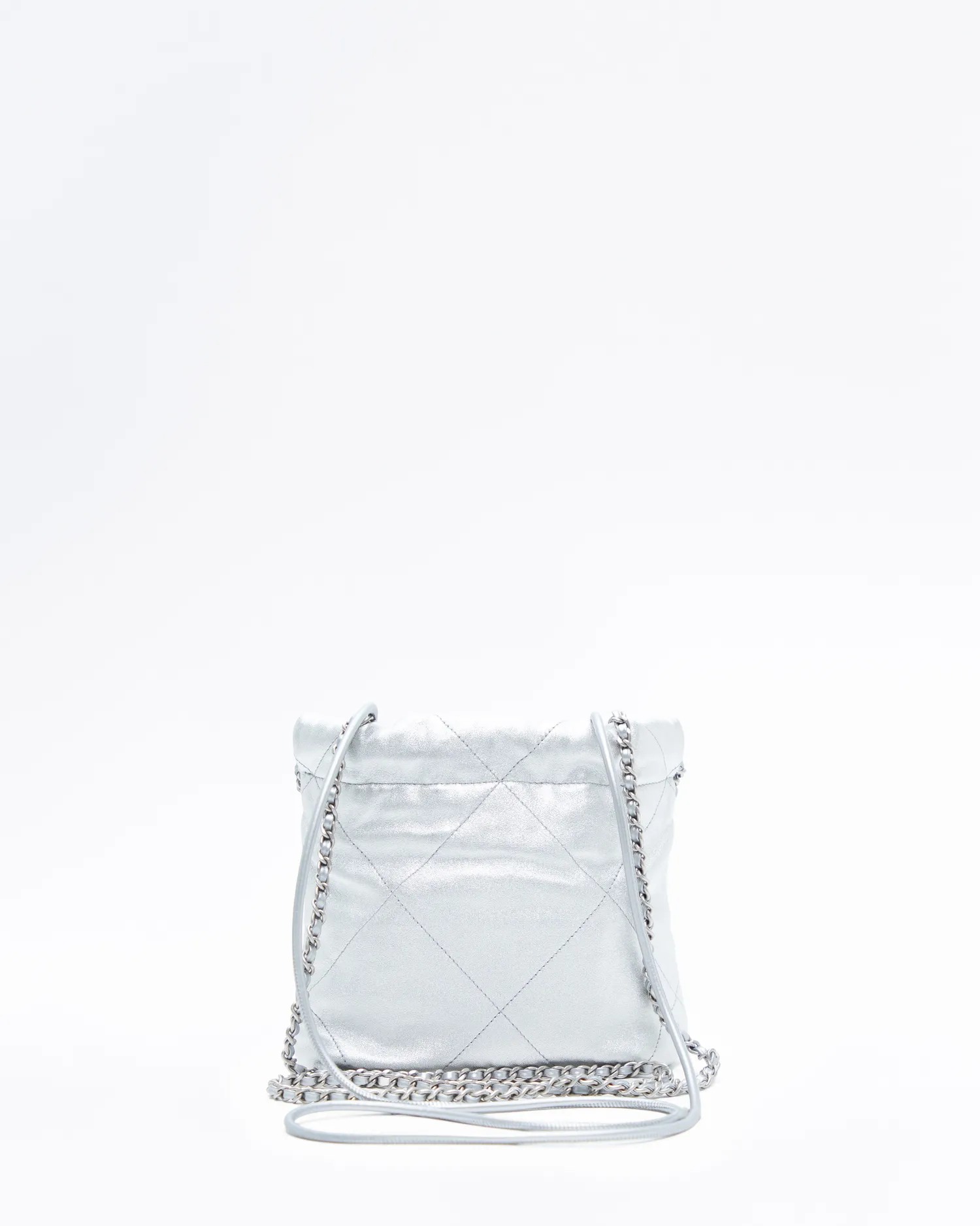 Metallic Chanel 22 Mini Handbag