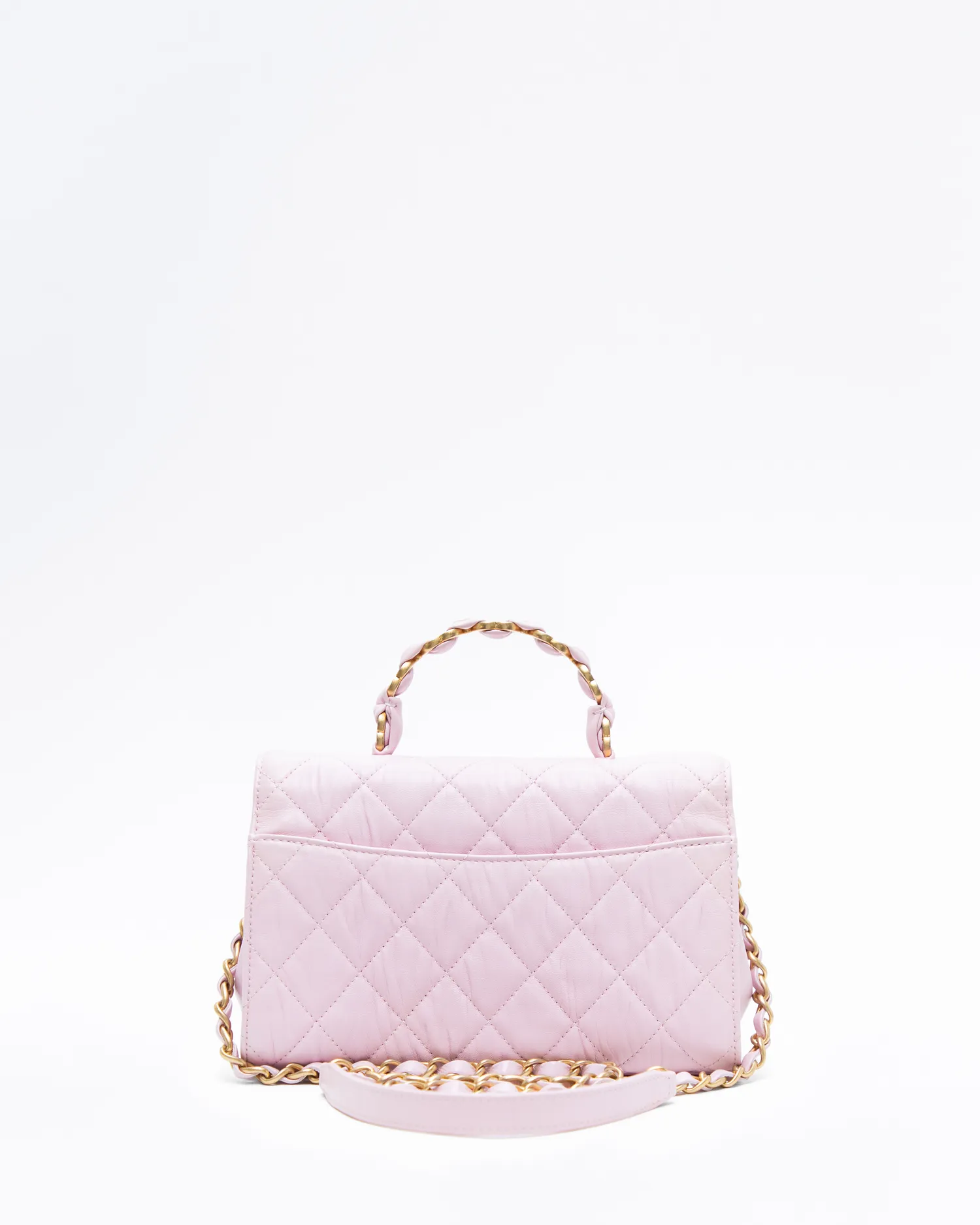 CC Links Top Handle Small Flap Bag
