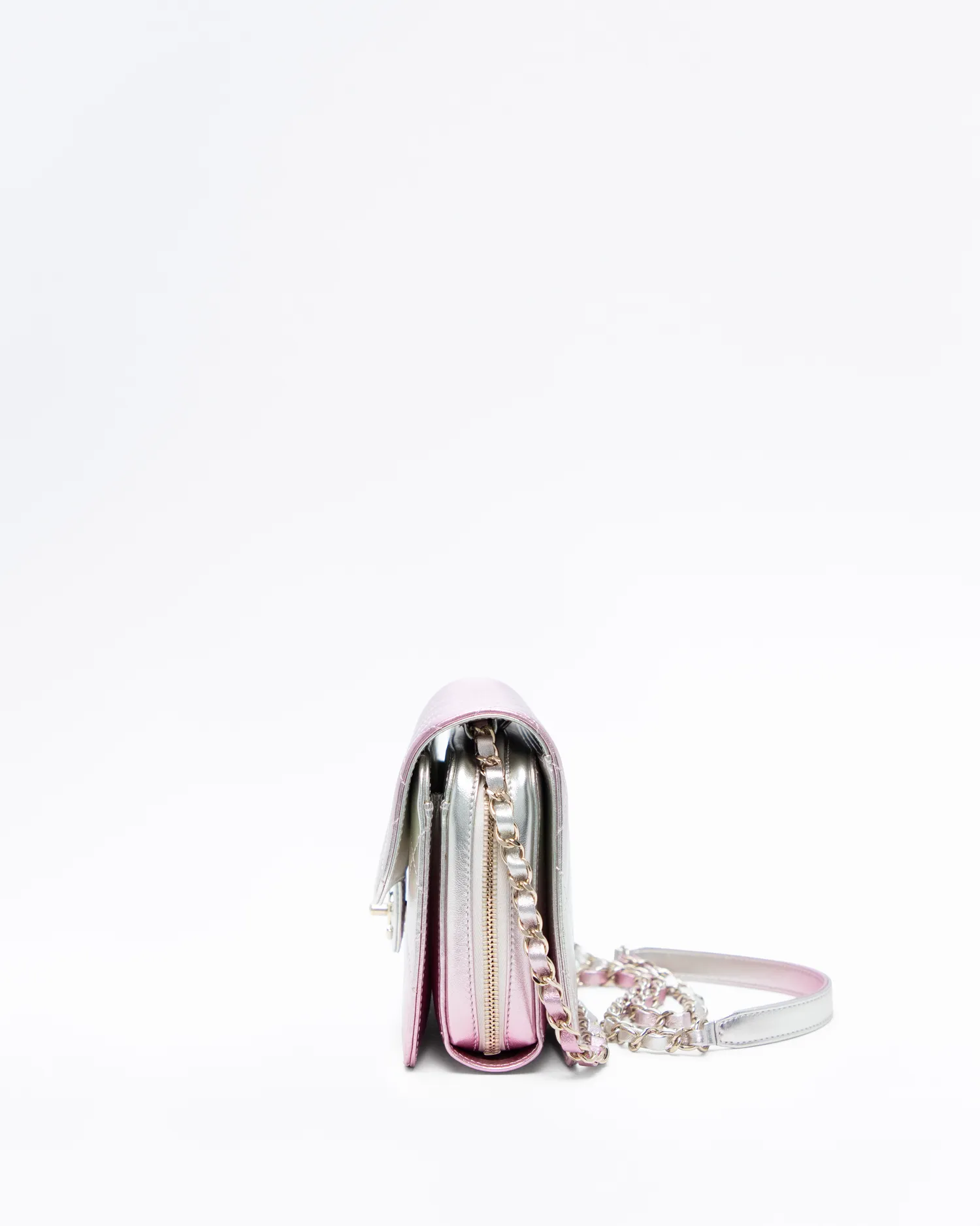 Metallic Like a Wallet Flap Bag