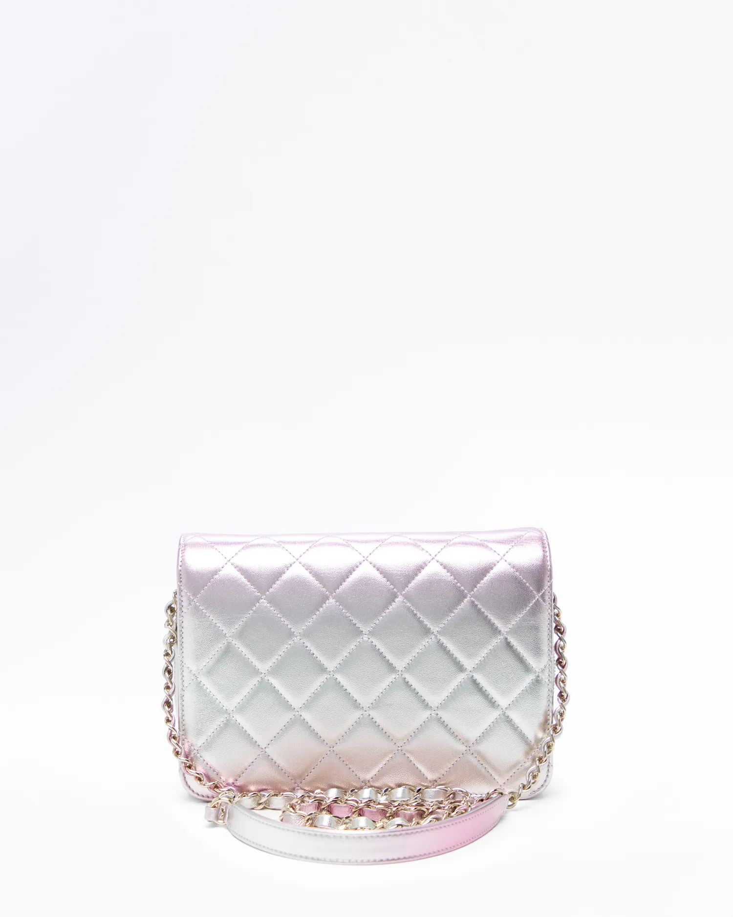Metallic Like a Wallet Flap Bag