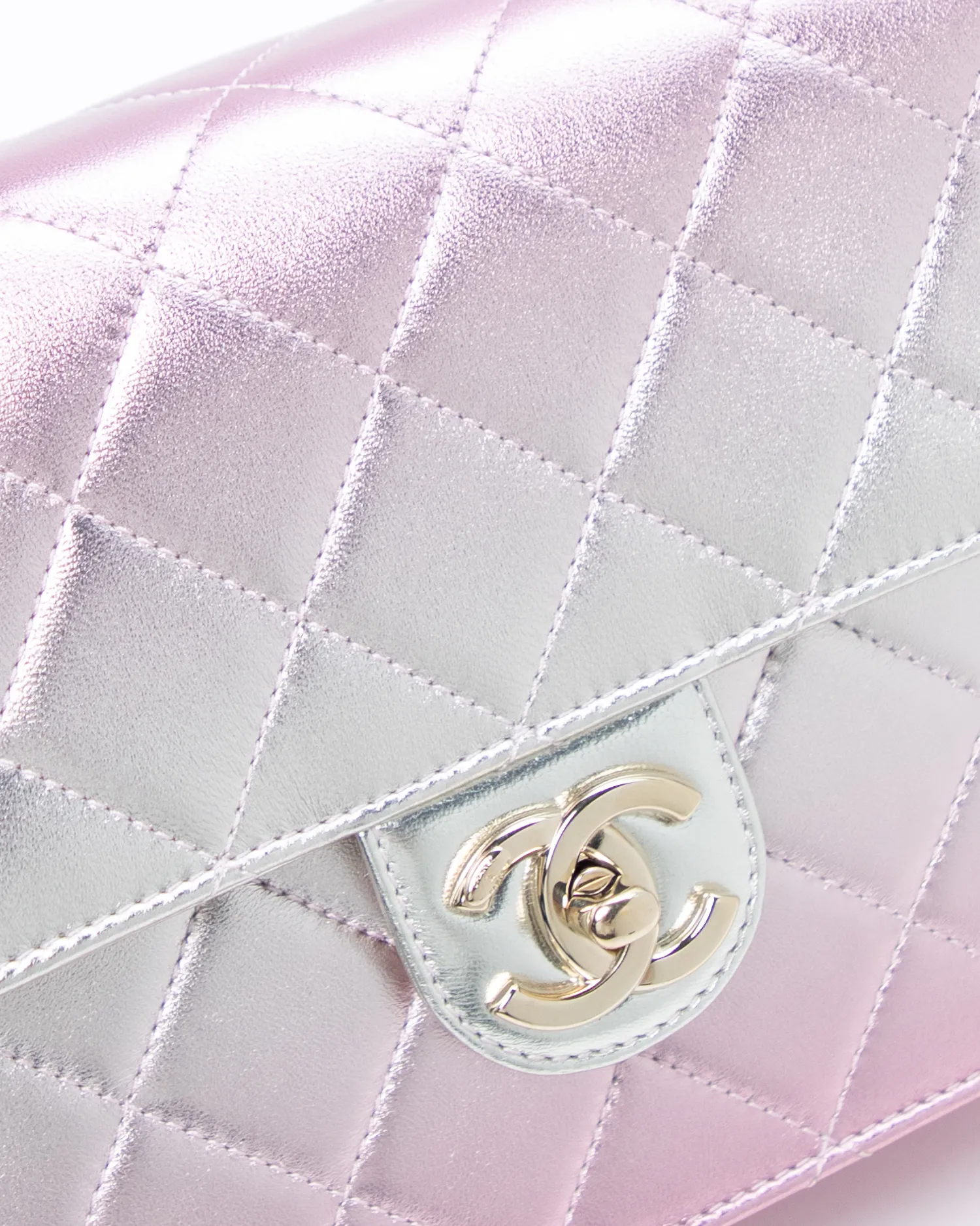 Metallic Like a Wallet Flap Bag