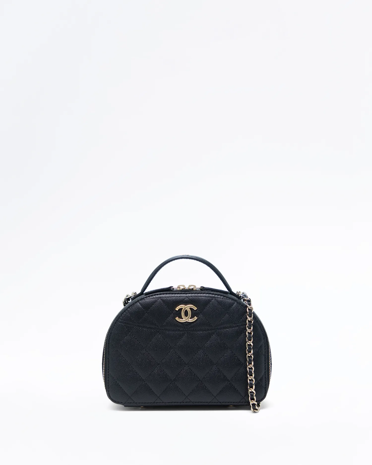 Caviar Round Vanity with Chain