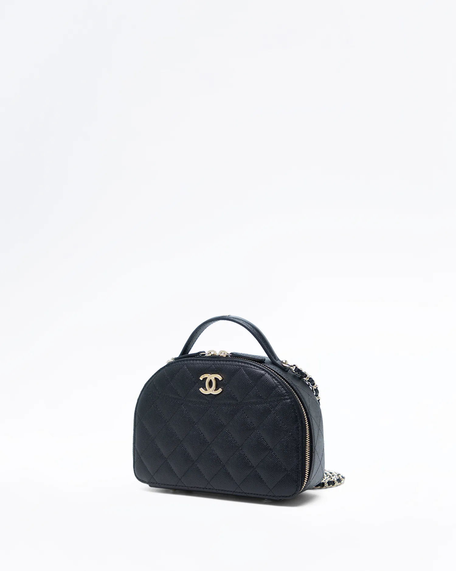 Caviar Round Vanity with Chain