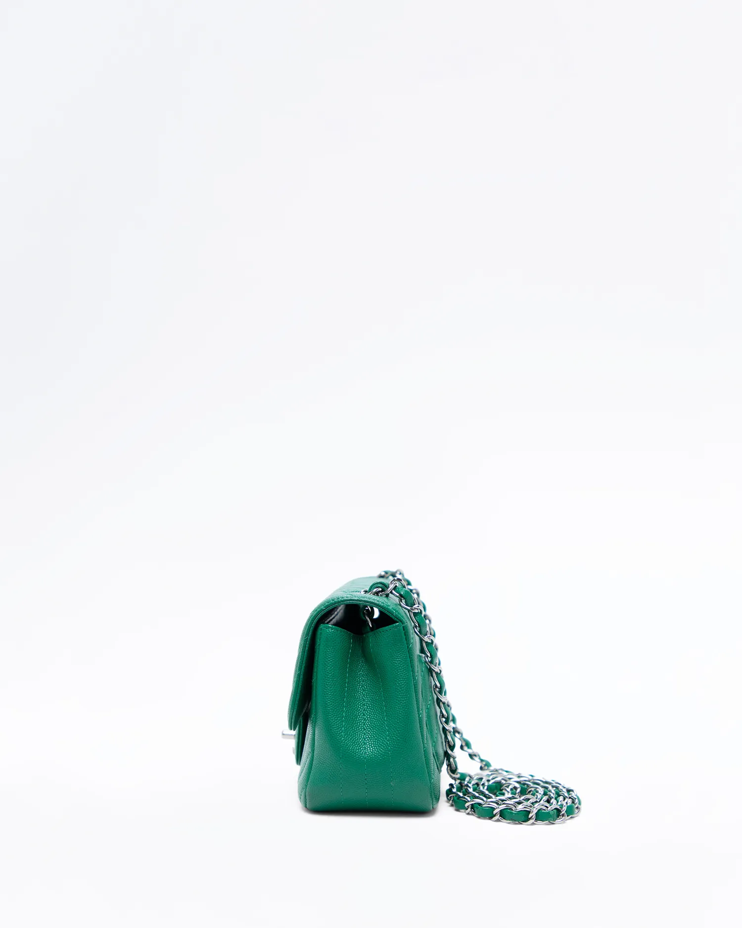 Caviar Chevron Mini Flap Bag