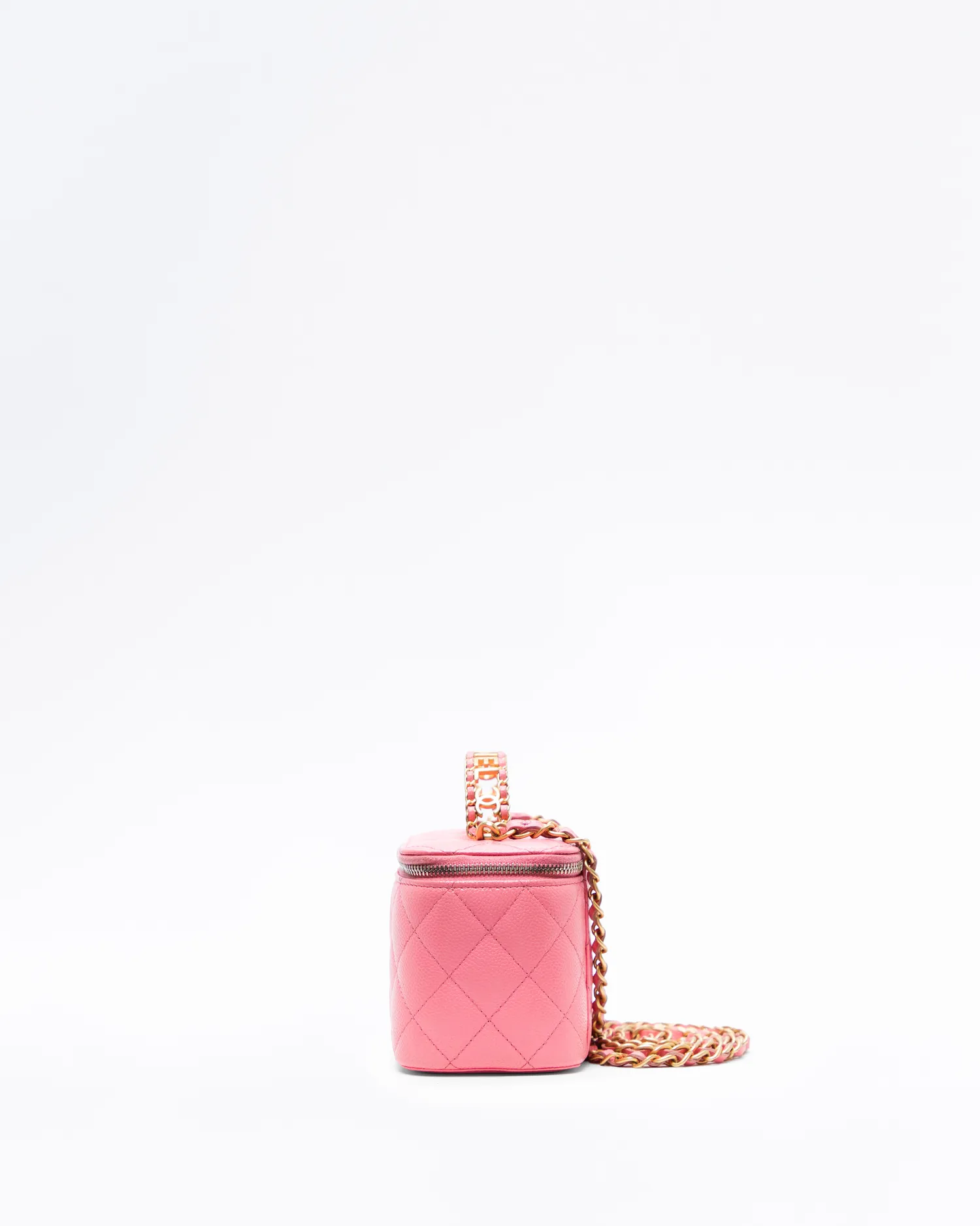 Caviar Pick Me Up Top Handle Vanity with Chain