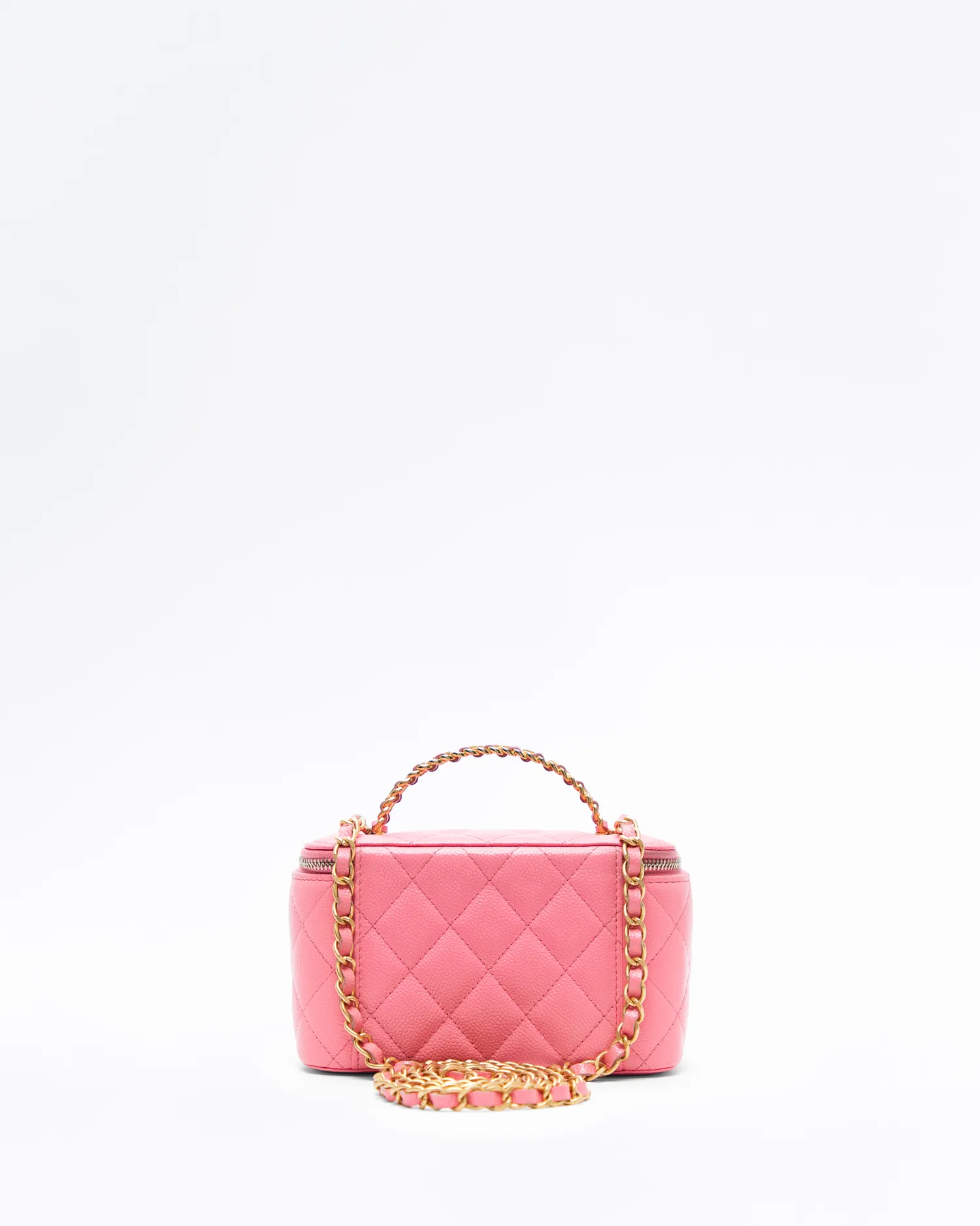 Caviar Pick Me Up Top Handle Vanity with Chain