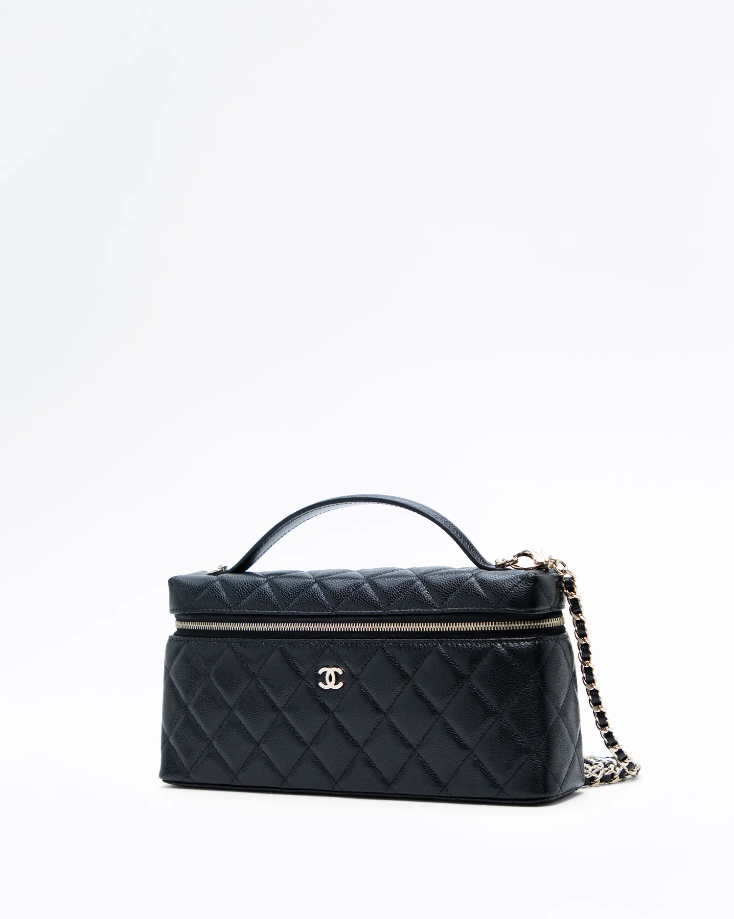Caviar East West Slim Vanity with Chain