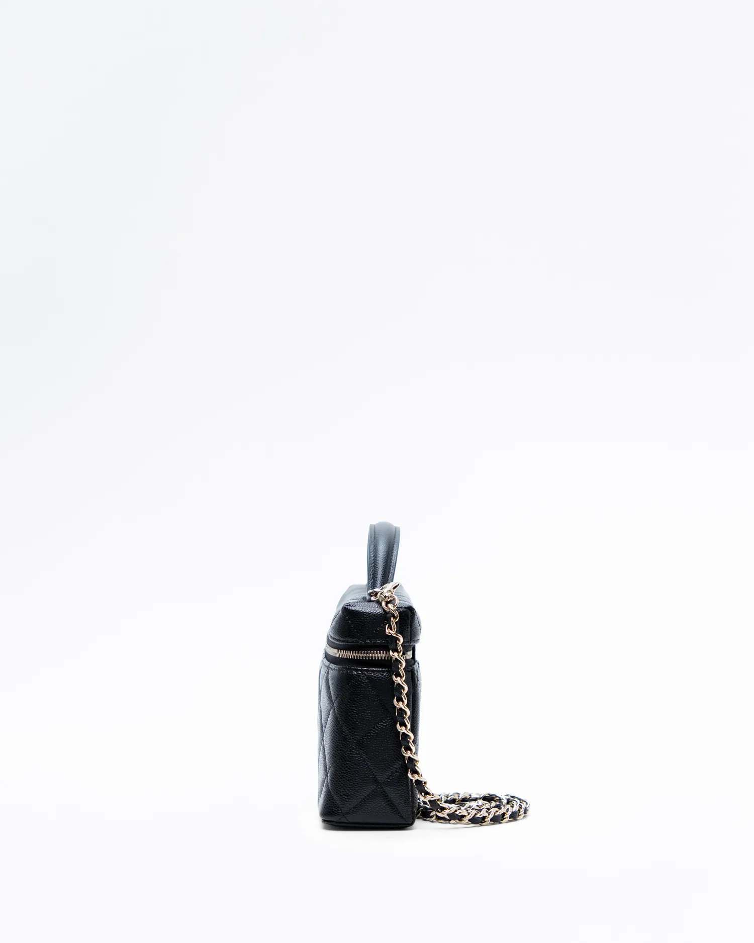 Caviar East West Slim Vanity with Chain