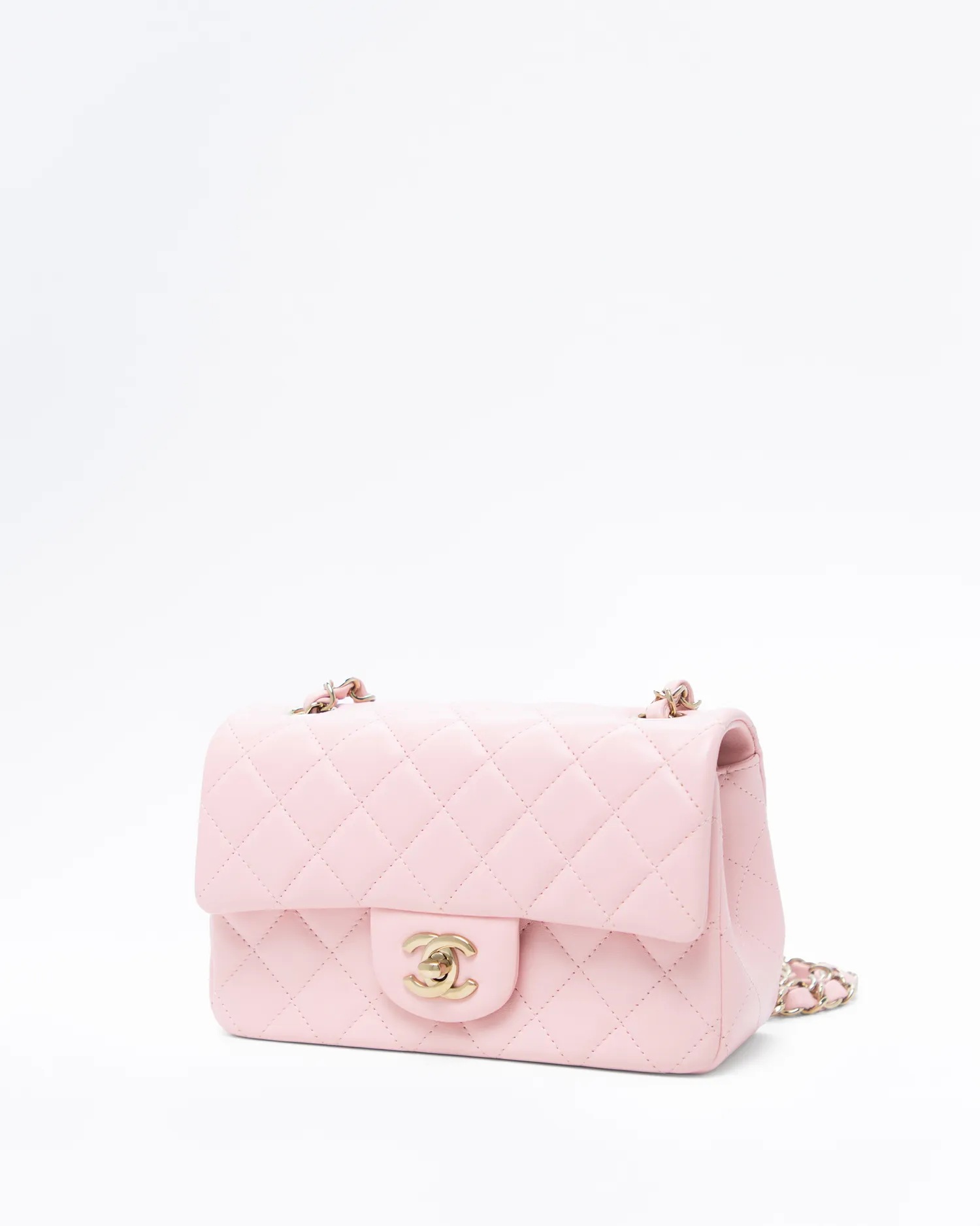 Lambskin Quilted Mini Classic Flap Bag