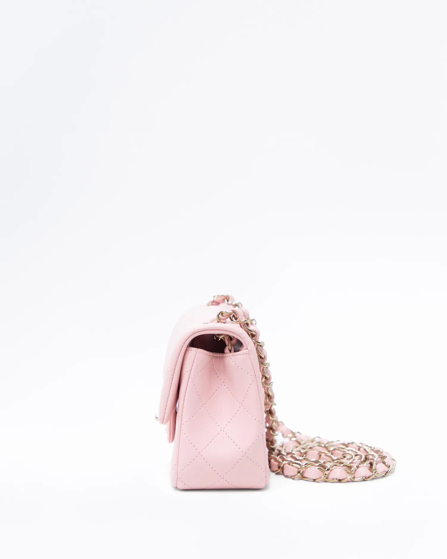 Lambskin Quilted Mini Classic Flap Bag