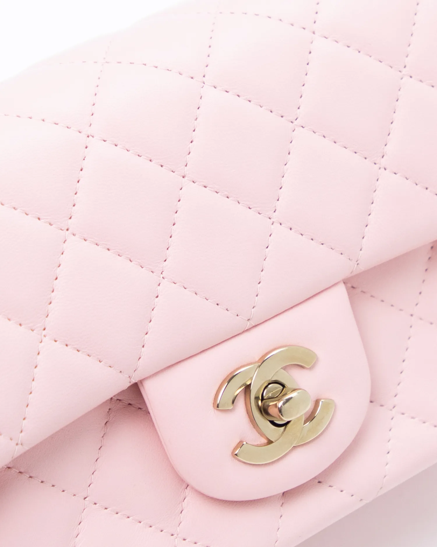 Lambskin Quilted Mini Classic Flap Bag