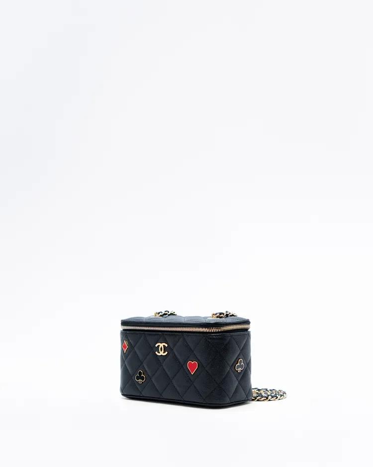 Alternate view angle of Caviar Coco Casino Vanity with Chain