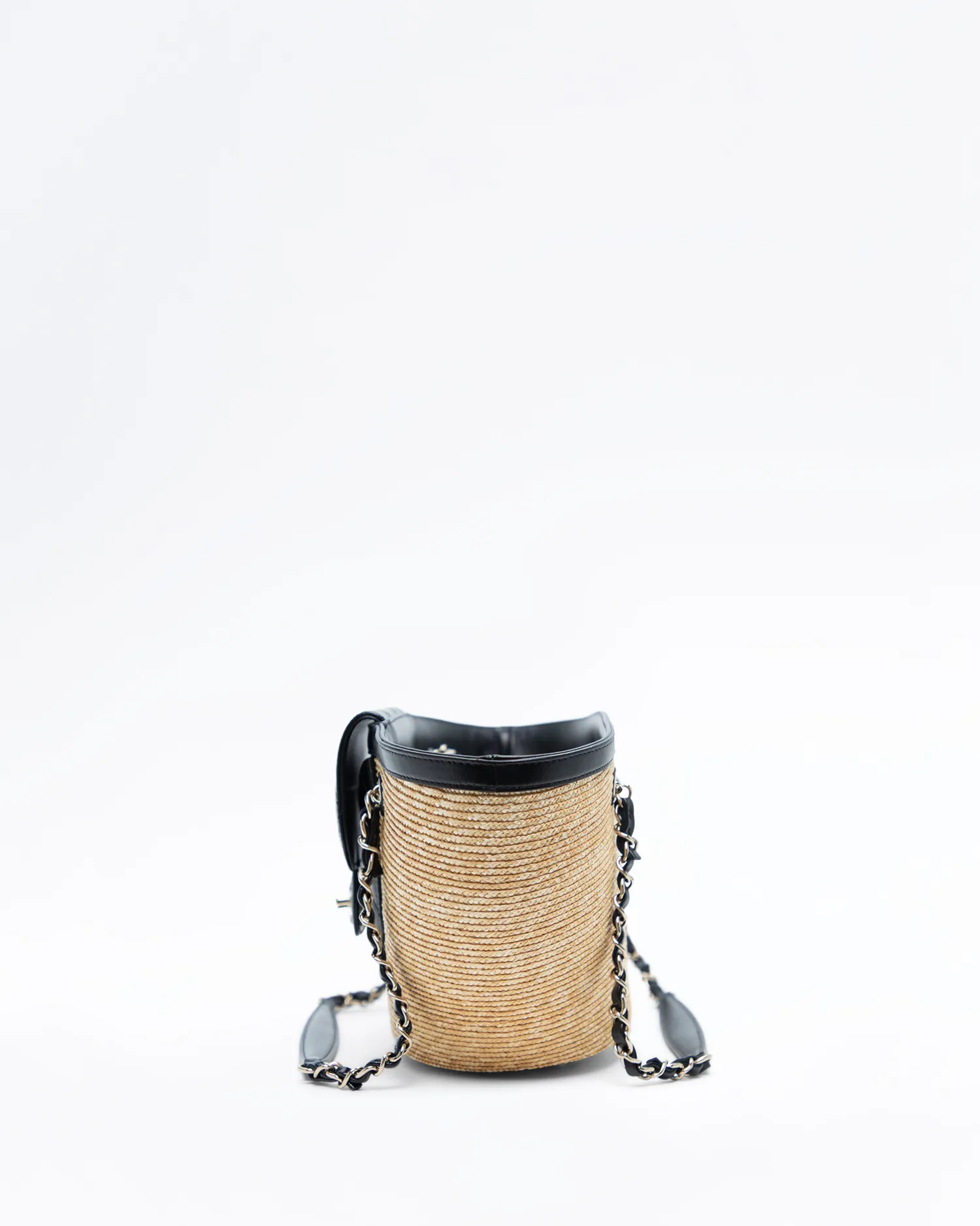 Braided Straw Small Shopping Bag