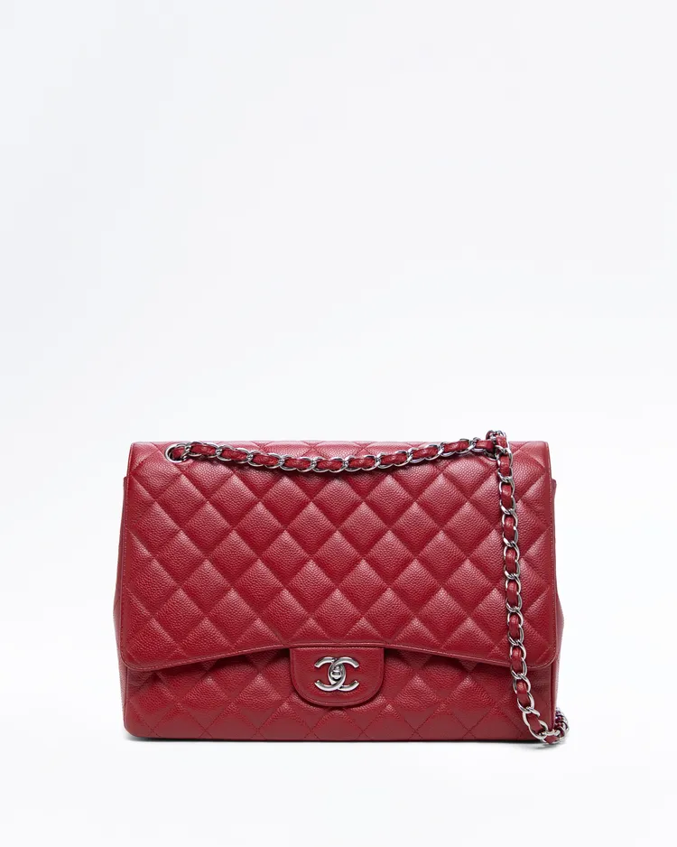 Caviar Quilted Maxi Classic Flap Bag