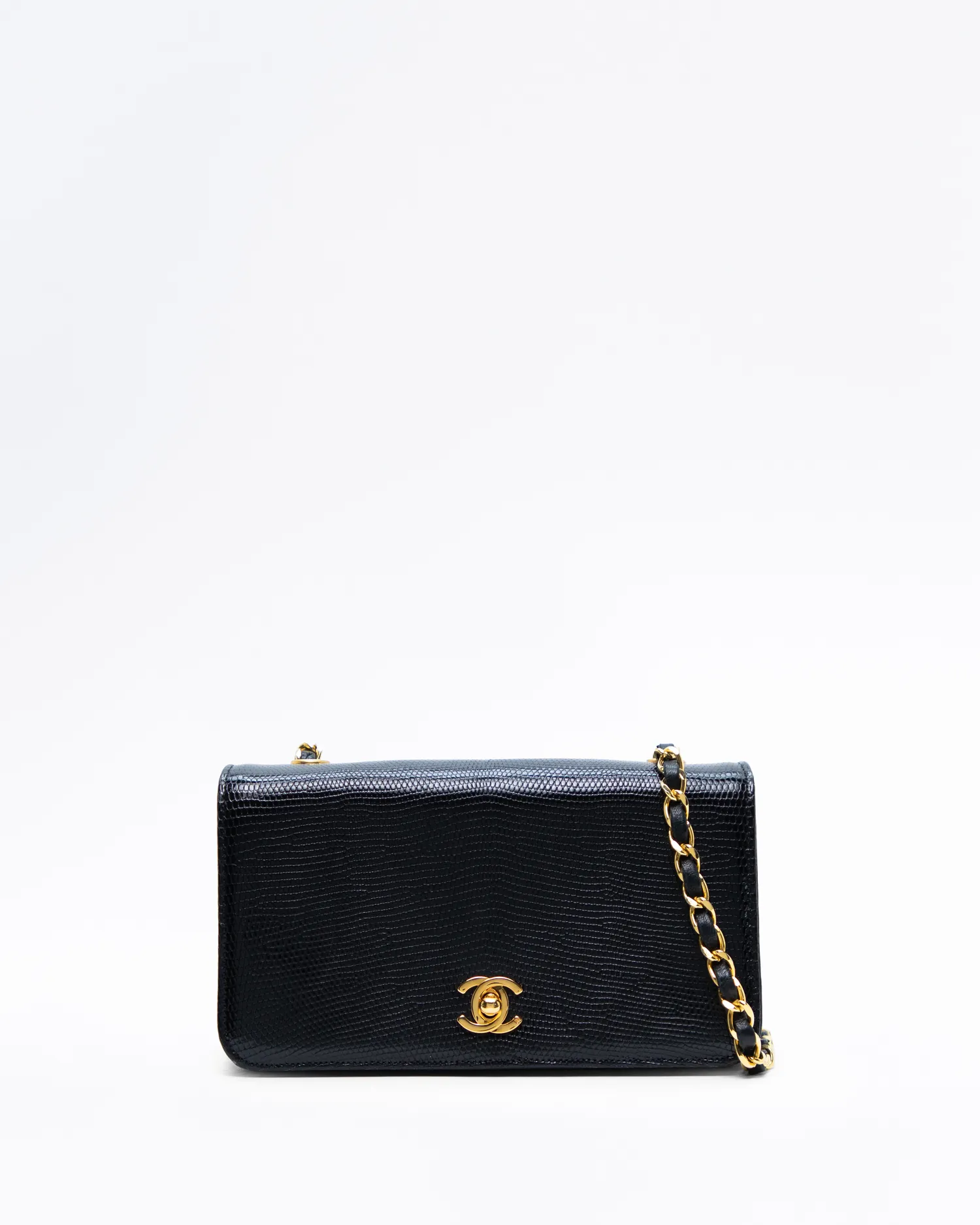 Vintage Lizard Mini Full Flap Bag