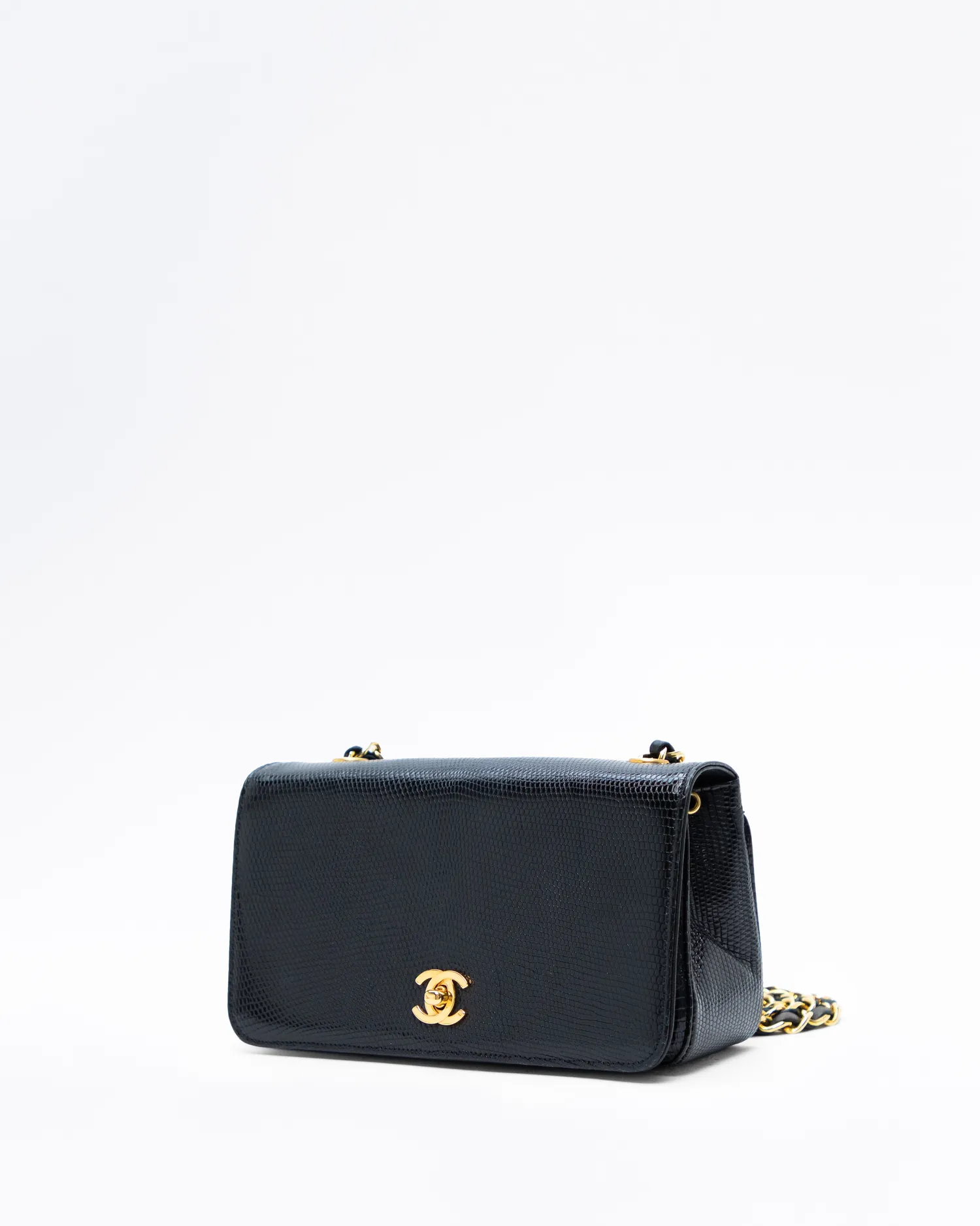 Vintage Lizard Mini Full Flap Bag