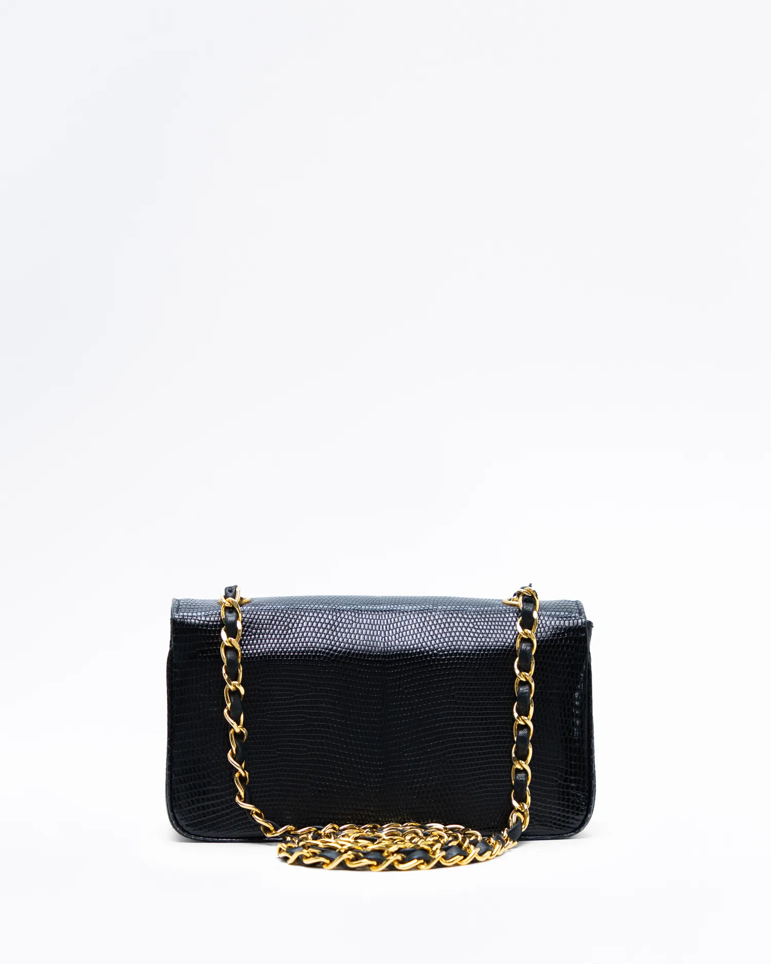 Vintage Lizard Mini Full Flap Bag