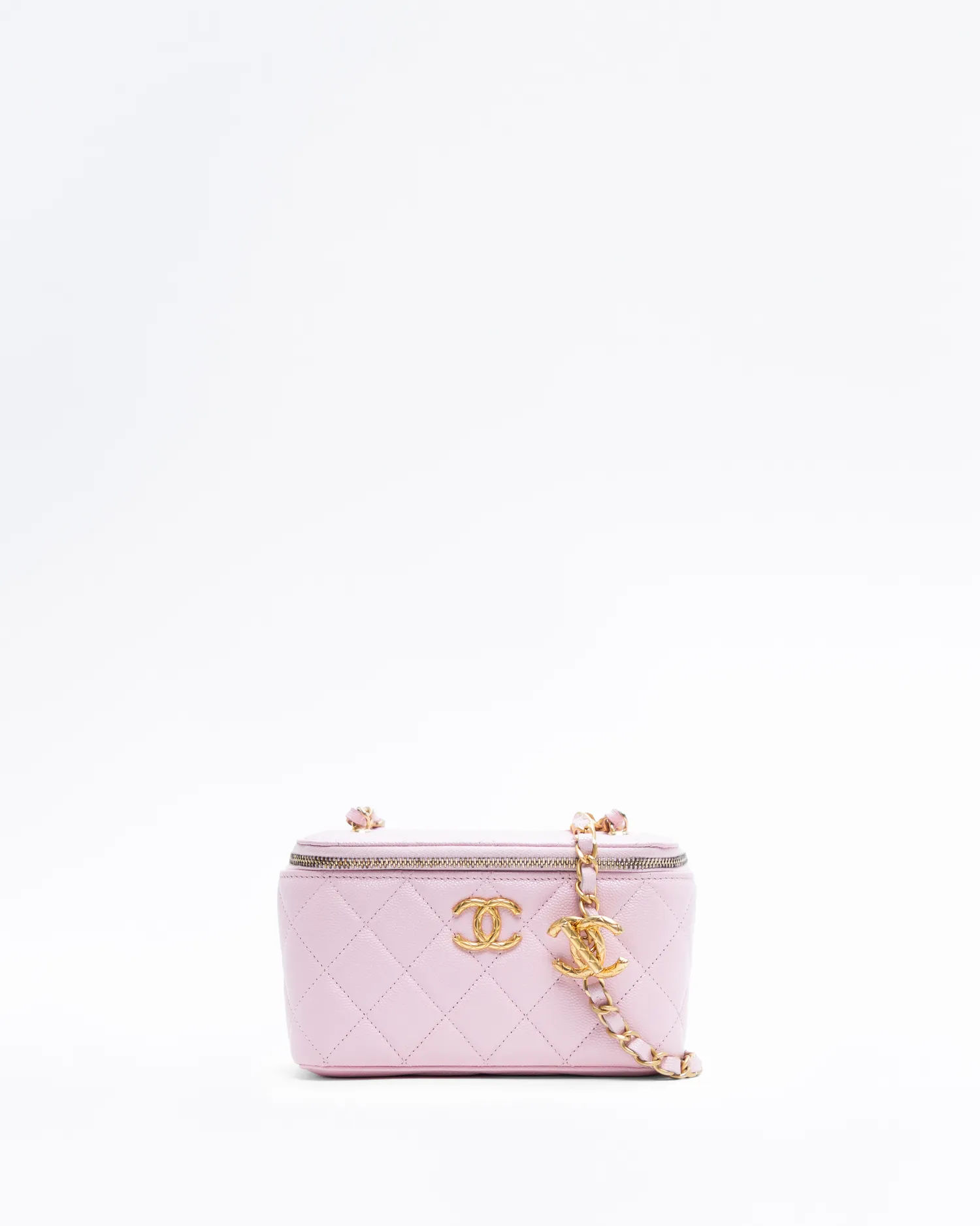 Caviar CC Jewel Vanity with Chain
