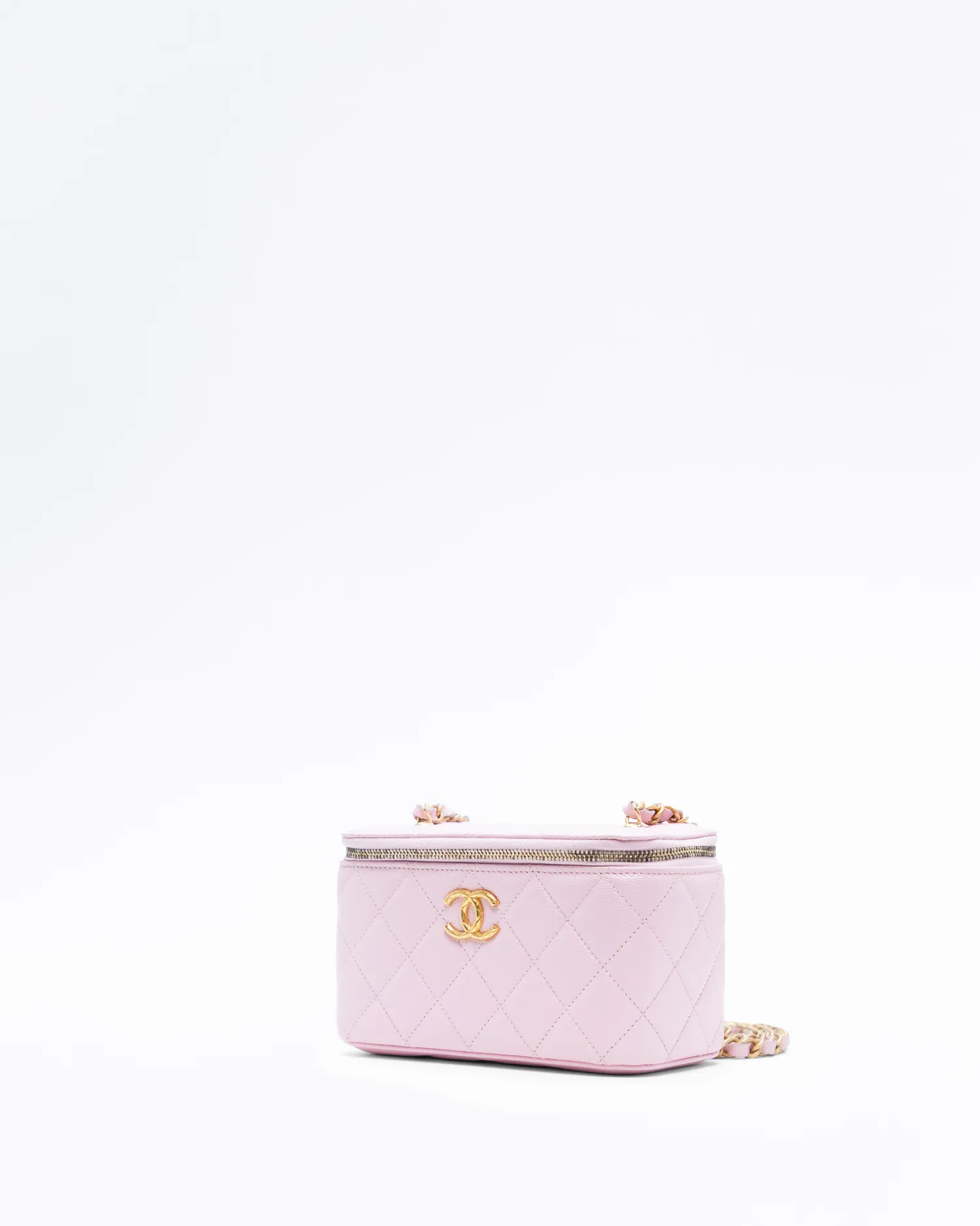 Caviar CC Jewel Vanity with Chain