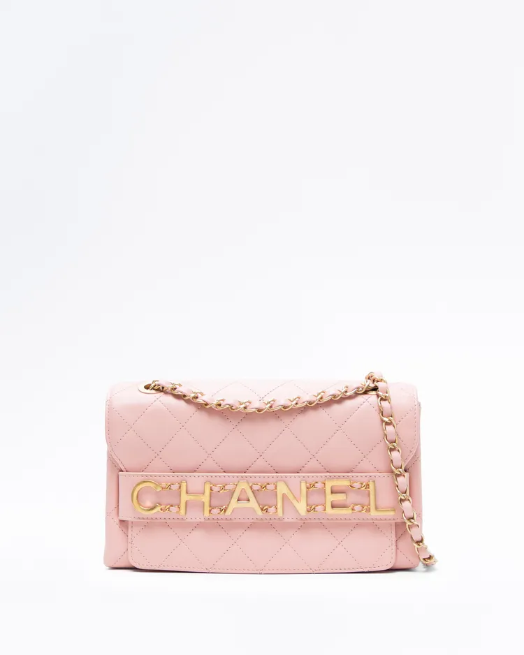 Logo Enchained Flap Bag
