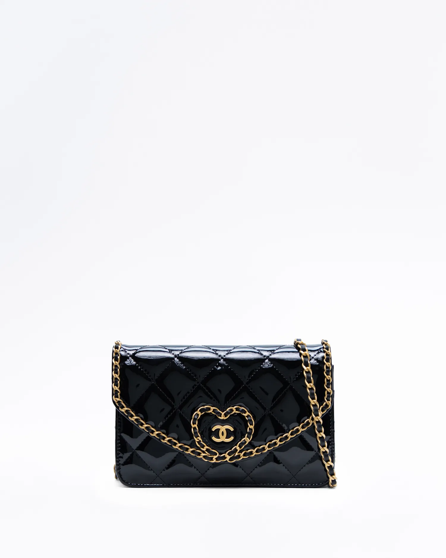 Patent Heart Chain Wallet on a Chain