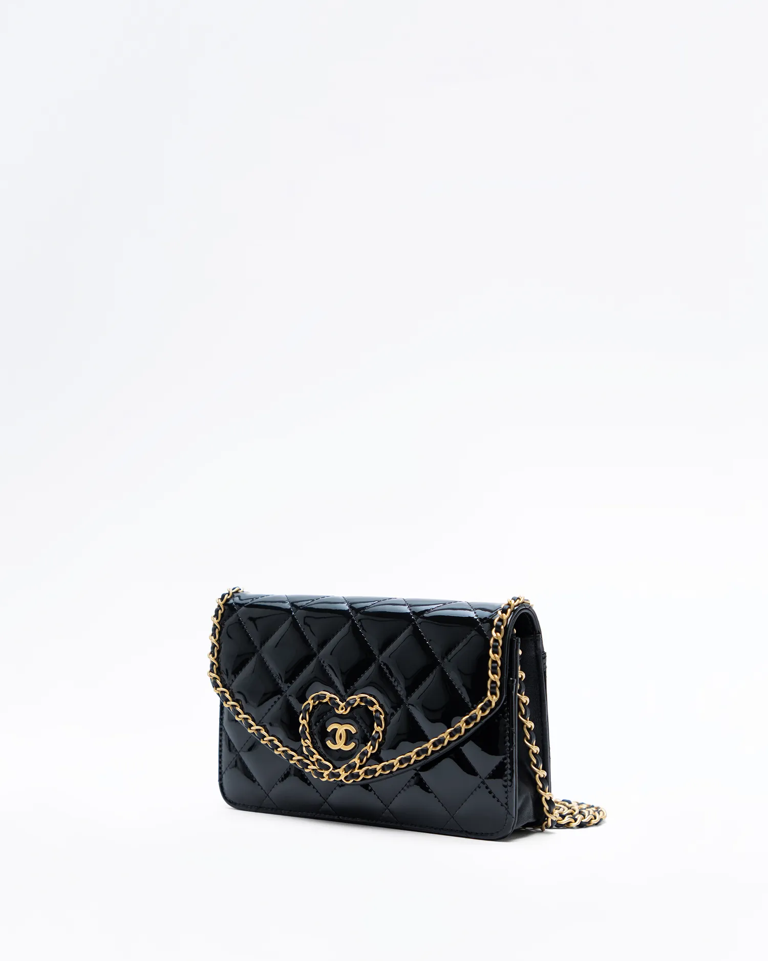 Patent Heart Chain Wallet on a Chain