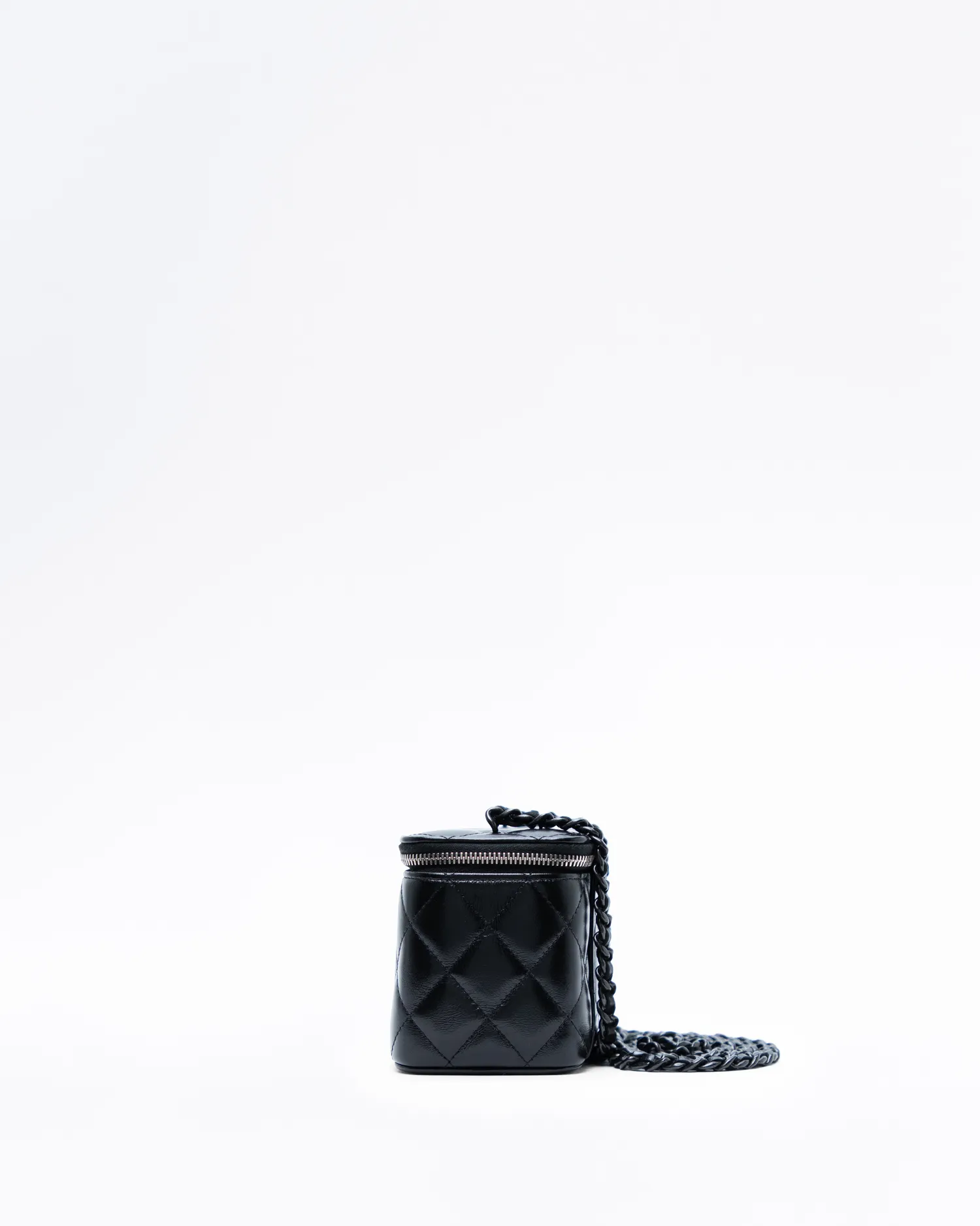 Lambskin So Black Vanity with Chain