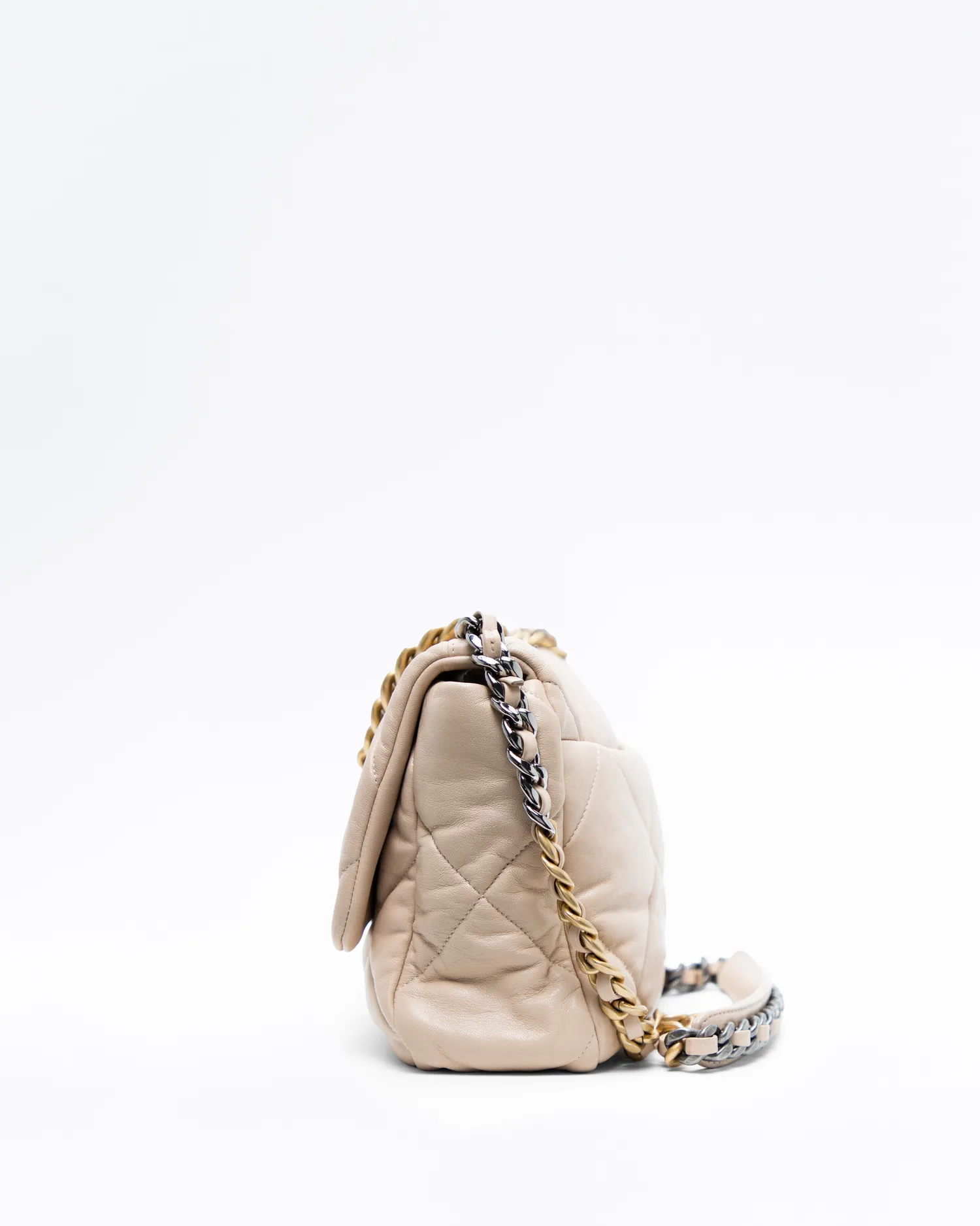 Lambskin Chanel 19 Large Flap Bag