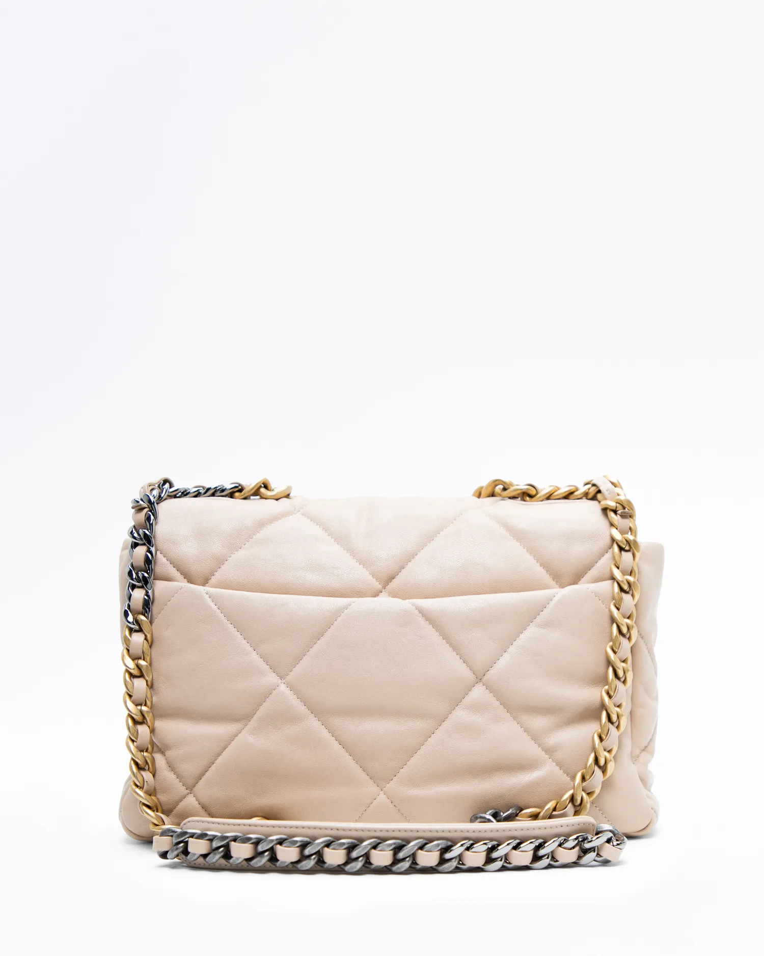 Lambskin Chanel 19 Large Flap Bag