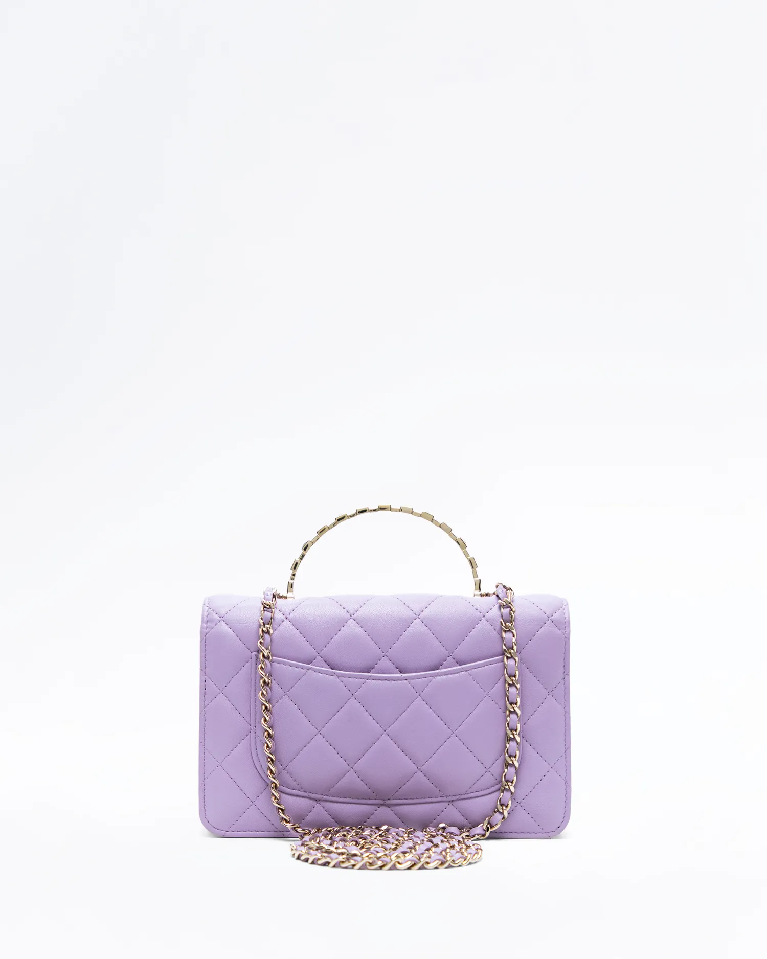 Strass Logo Top Handle Wallet on a Chain