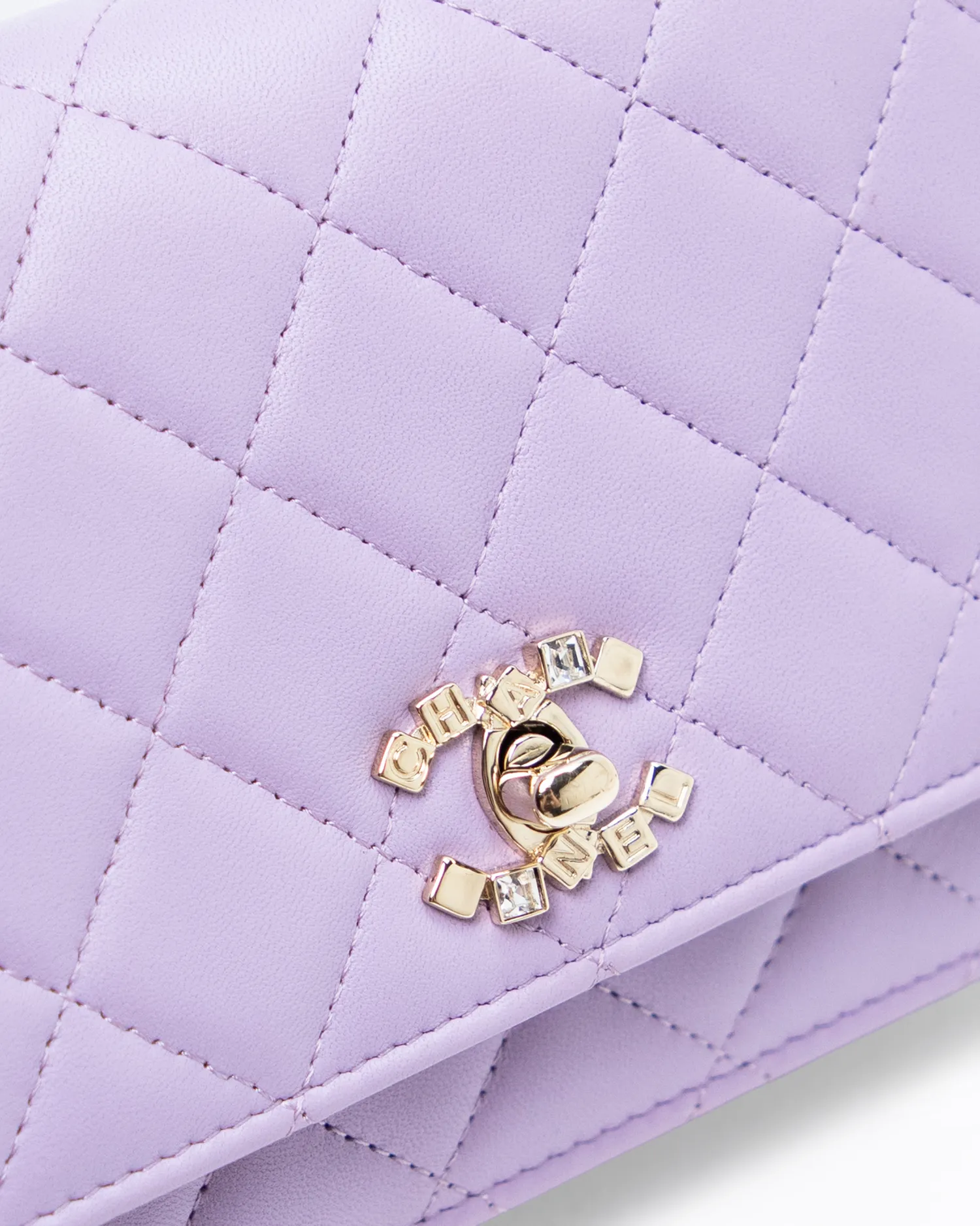 Strass Logo Top Handle Wallet on a Chain