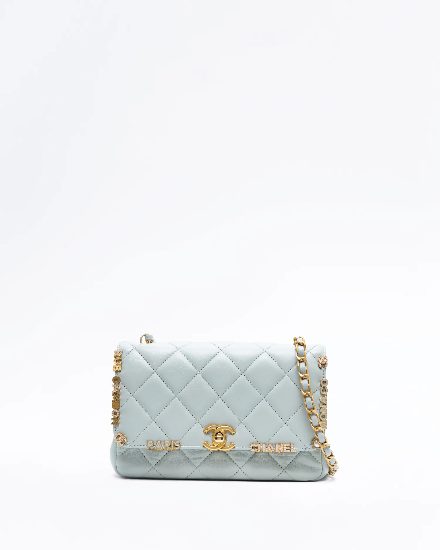 Lambskin Paris-Monaco Mini Flap Bag