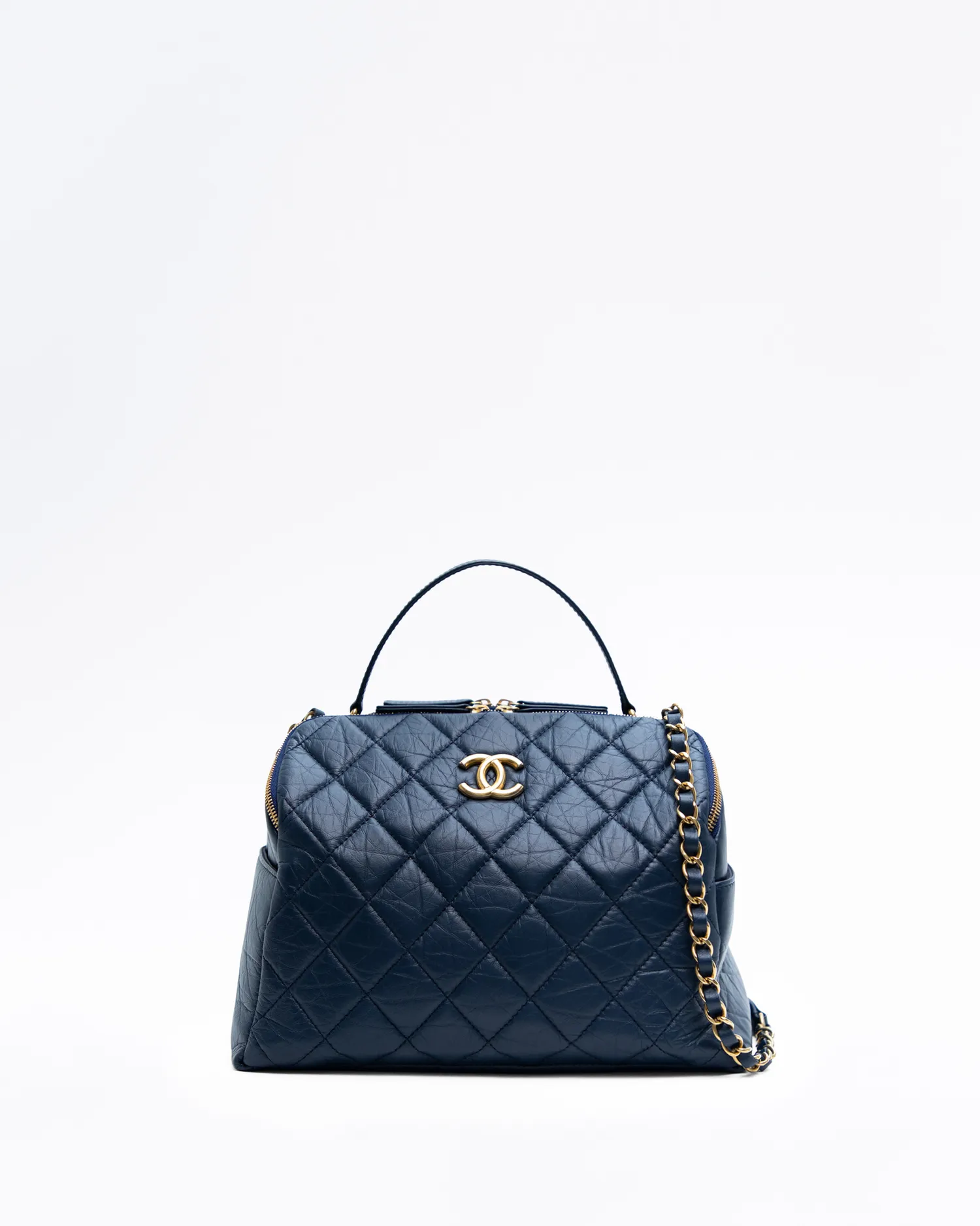 Quilted Medium Bowling Bag