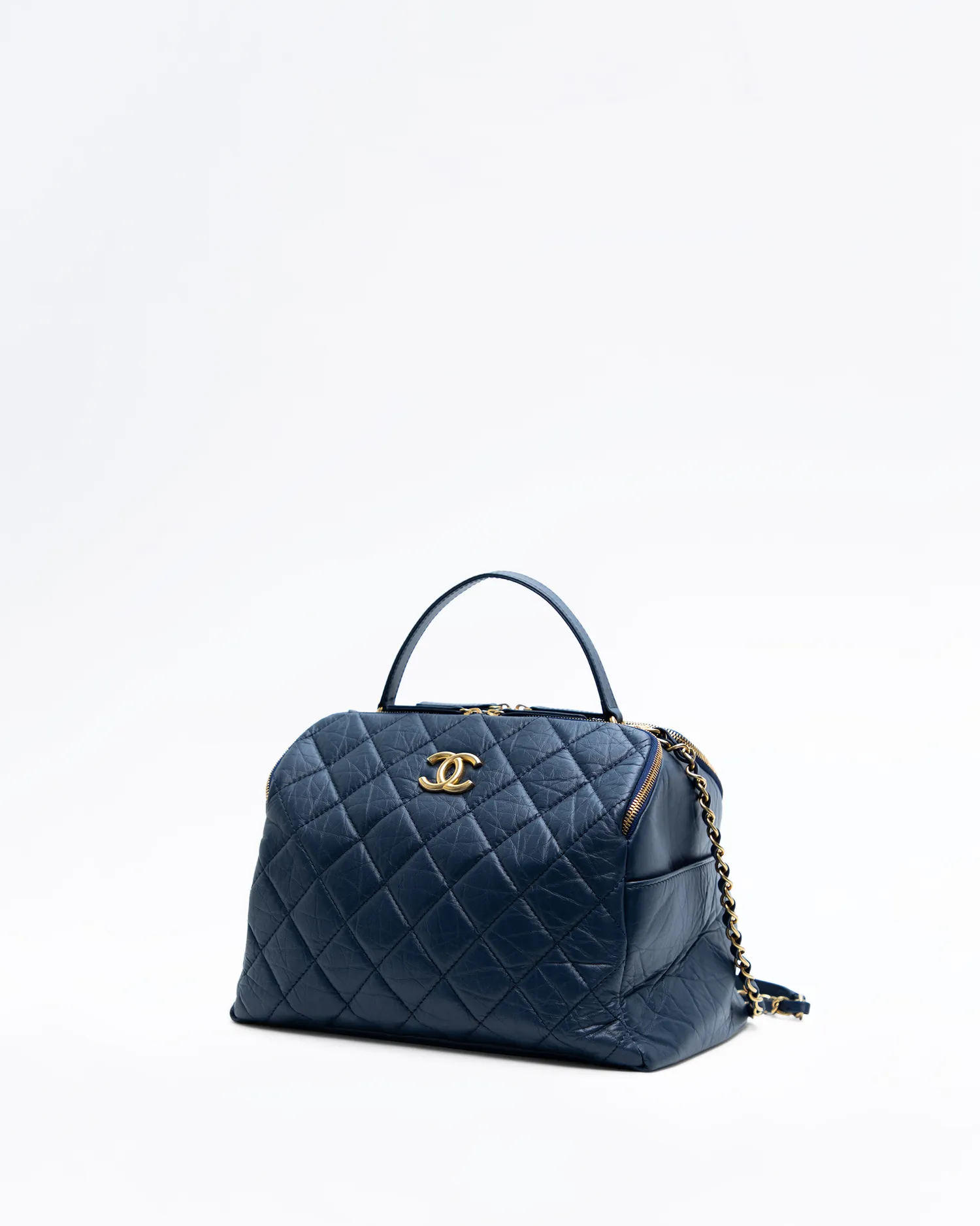 Quilted Medium Bowling Bag