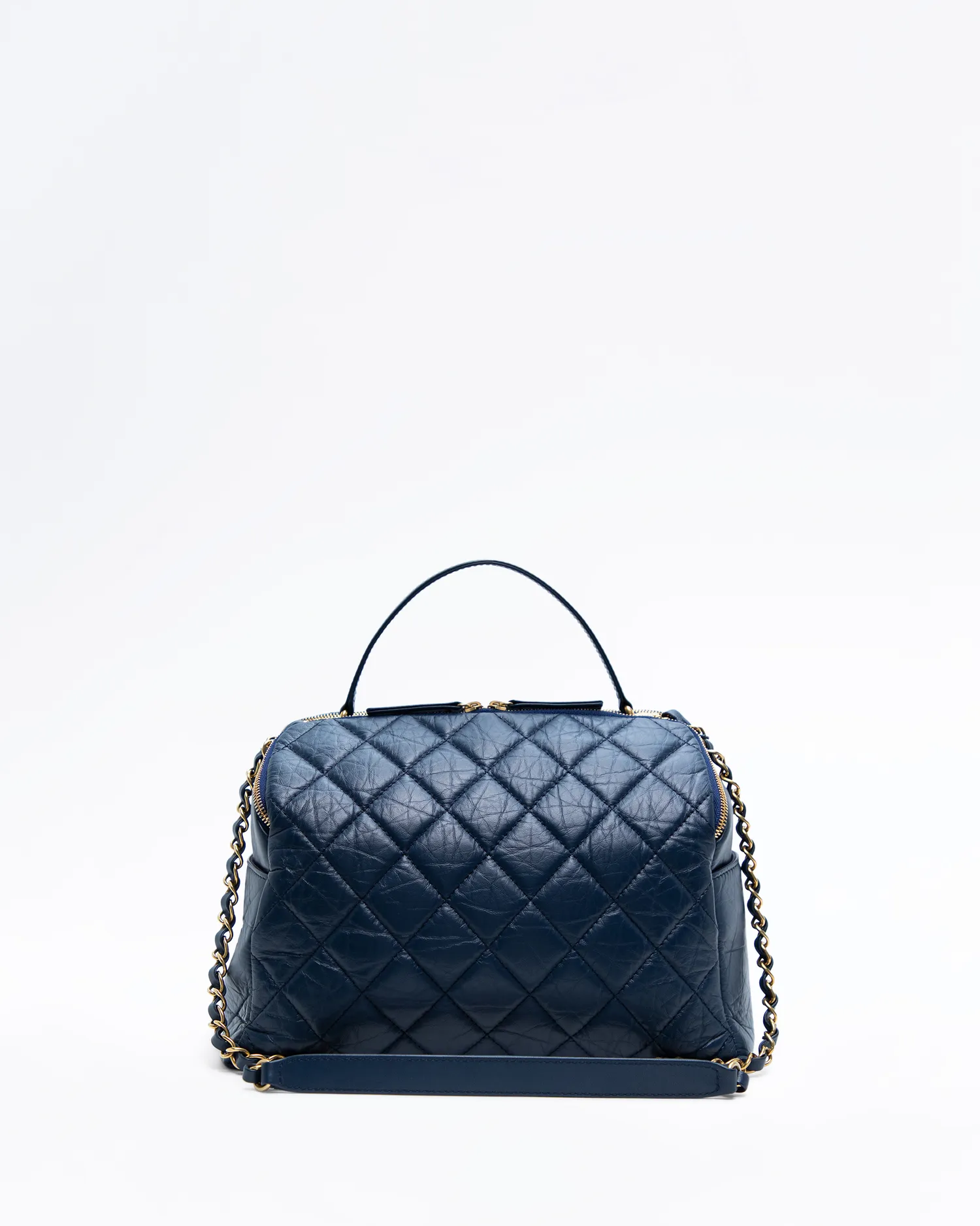 Quilted Medium Bowling Bag