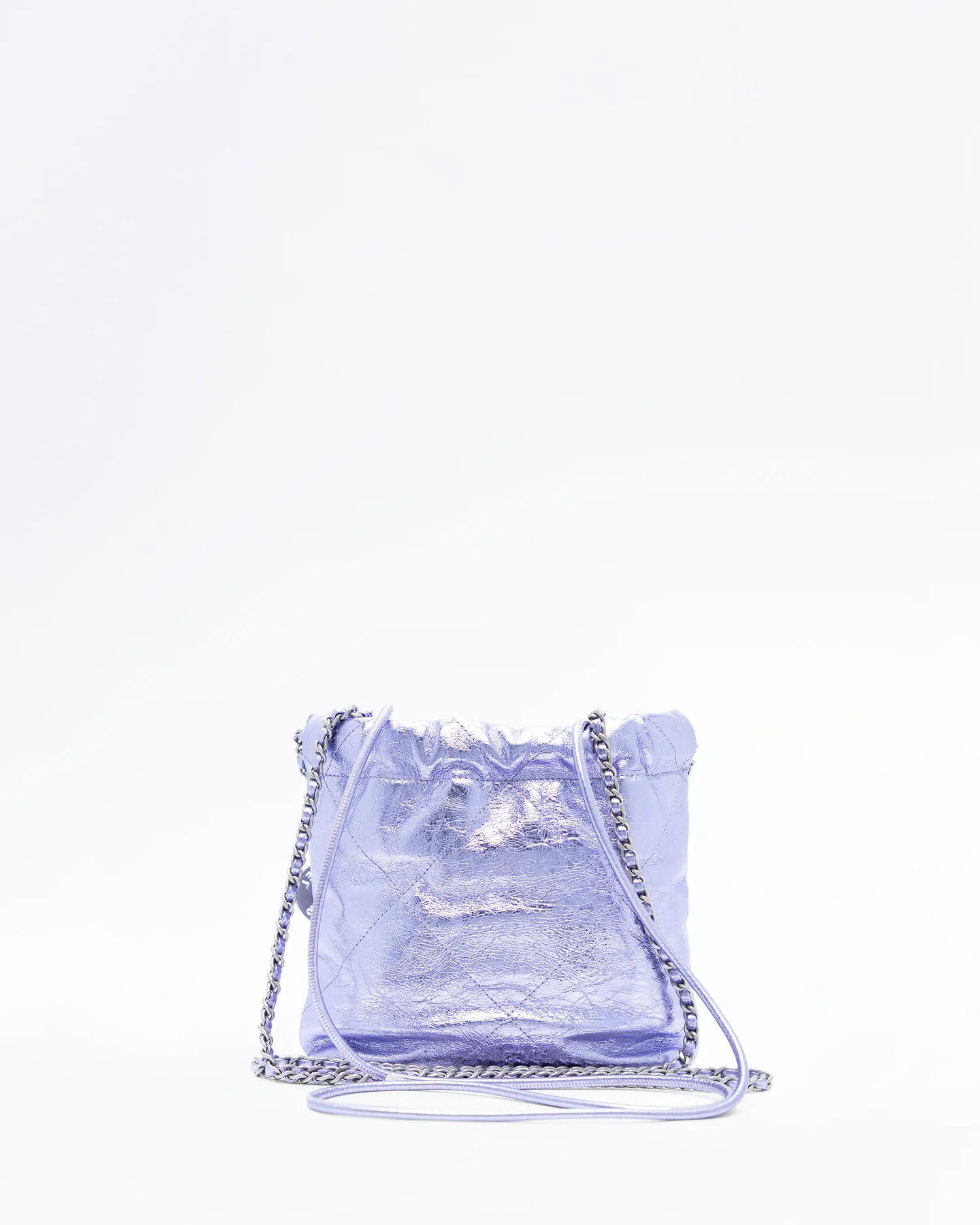 Metallic Chanel 22 Mini Handbag