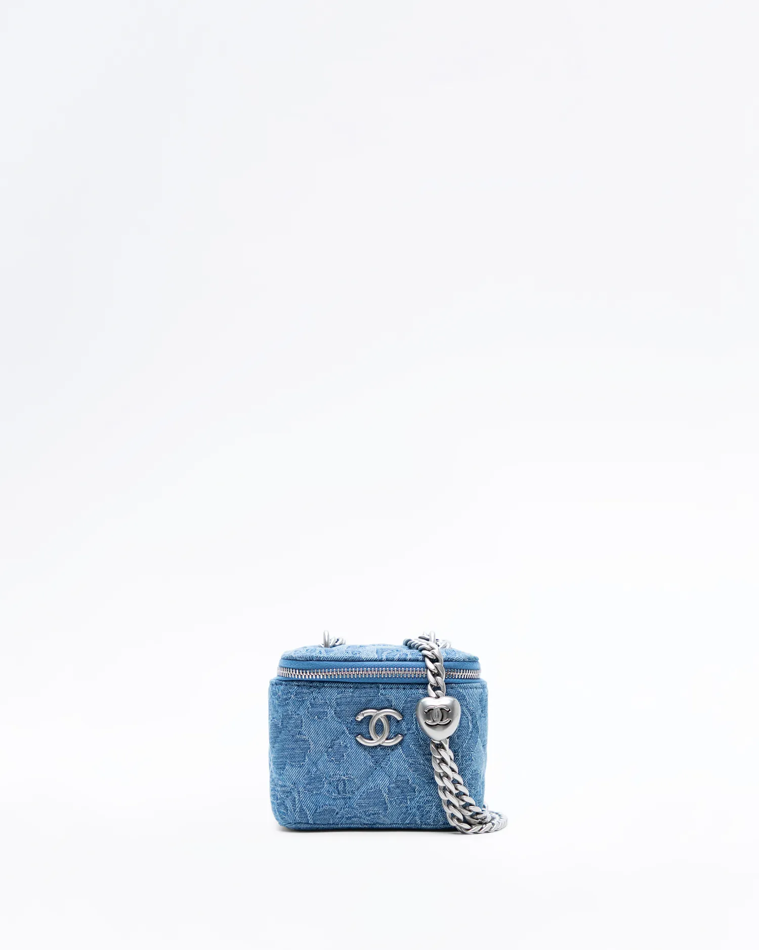 Denim Sweetheart Crush Mini Quilted Vanity
