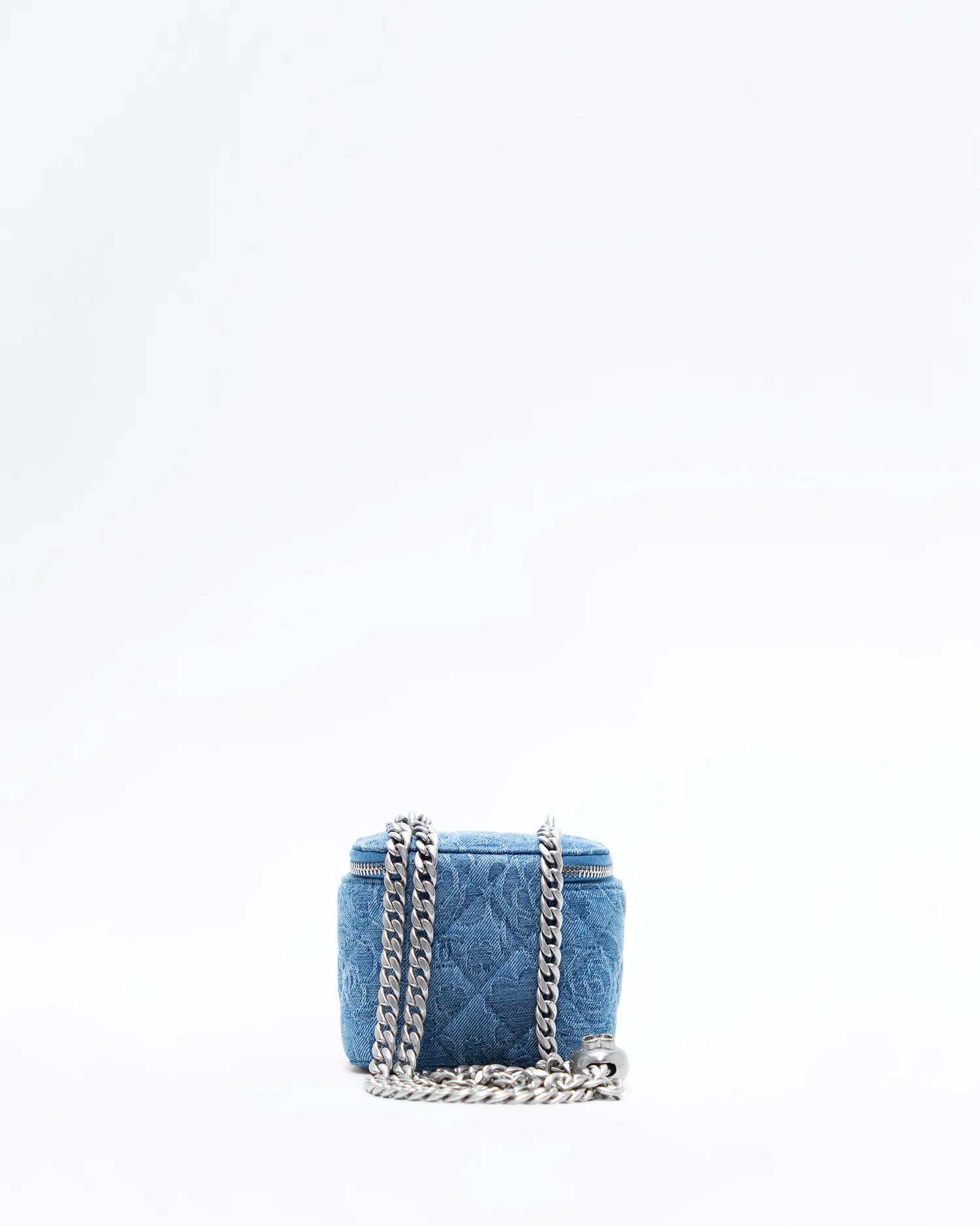 Denim Sweetheart Crush Mini Quilted Vanity
