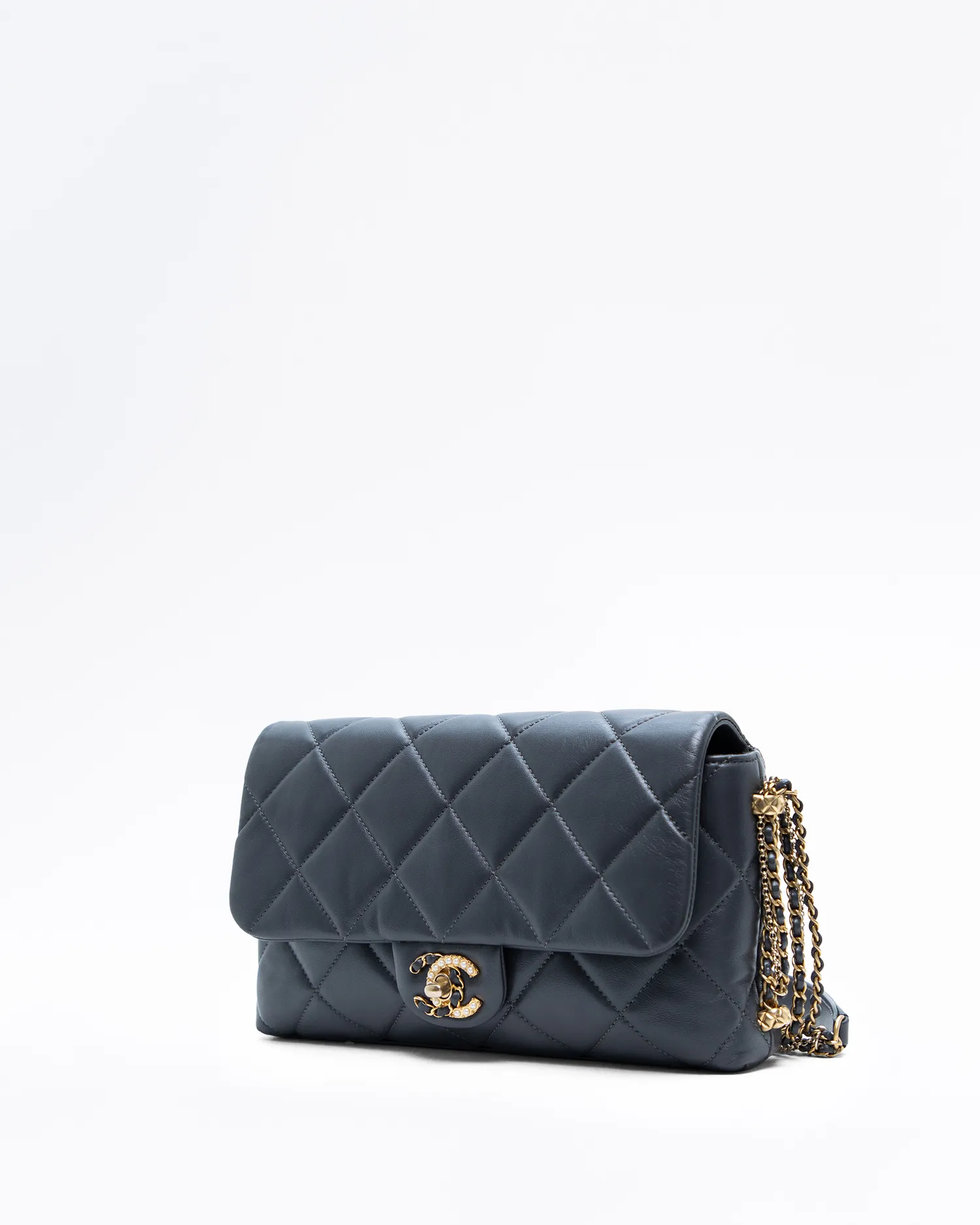 Lambskin Crush On Chains Flap Bag