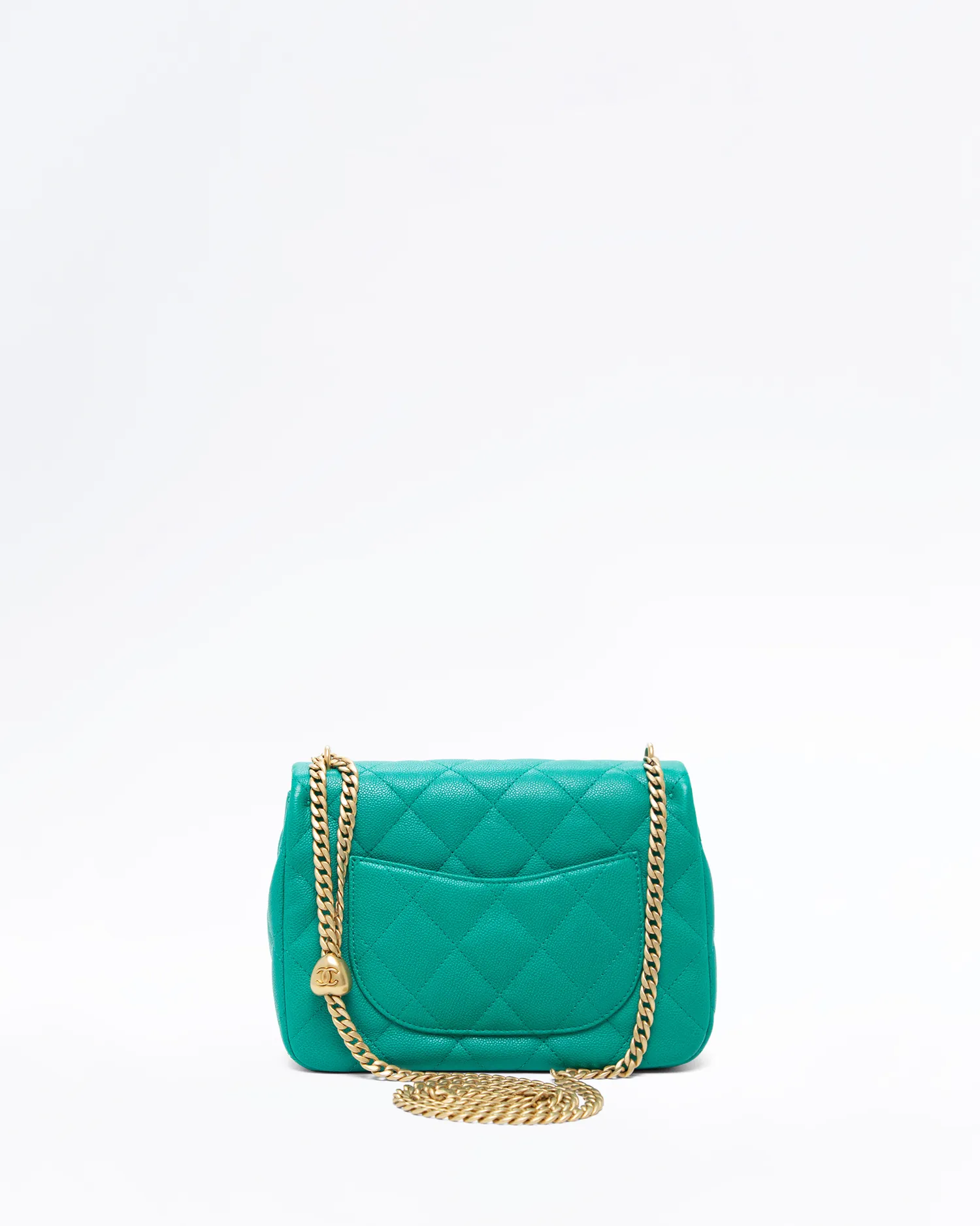 Caviar Camellia Sweetheart Medium Flap Bag