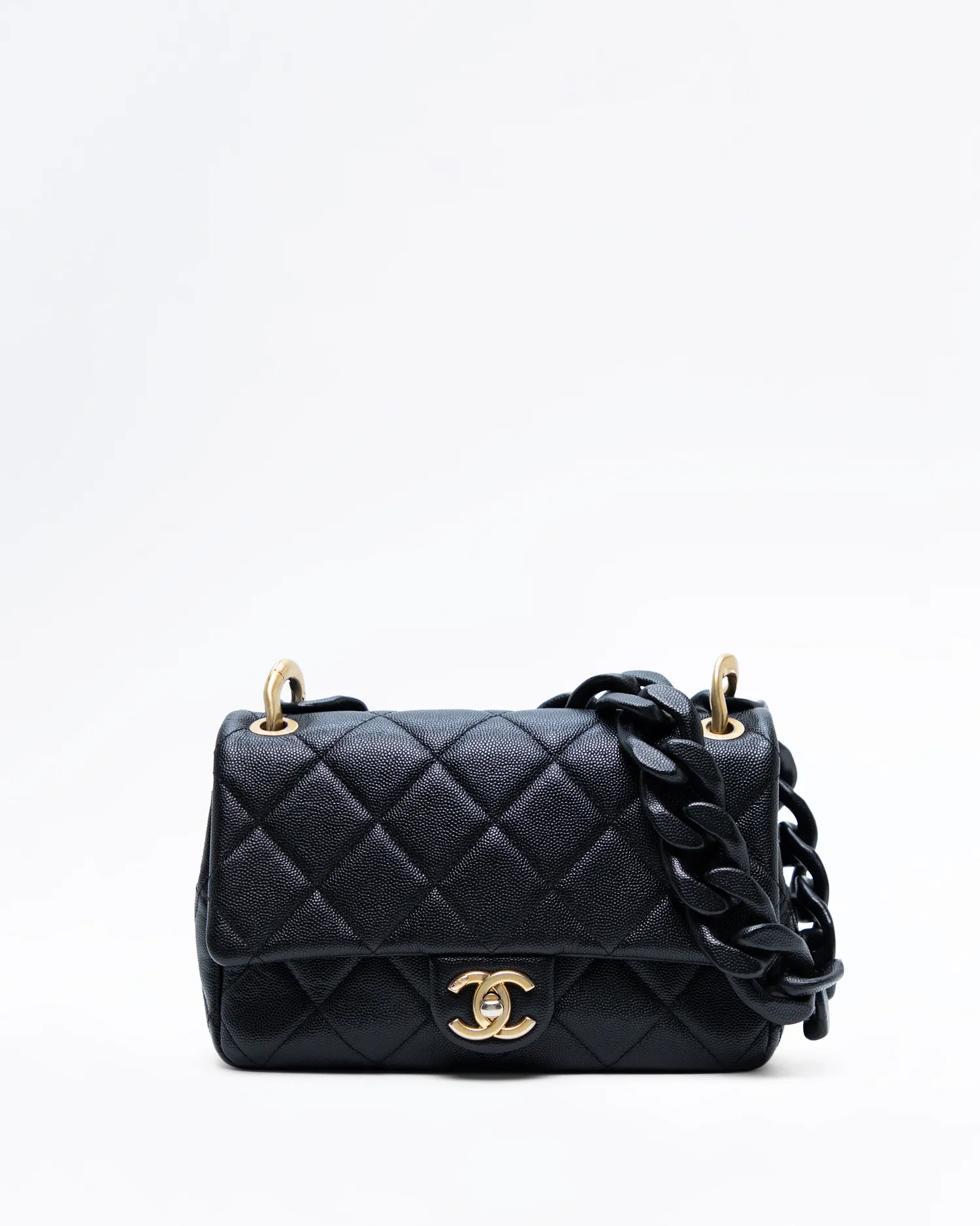 Caviar Funky Match Medium Flap Bag