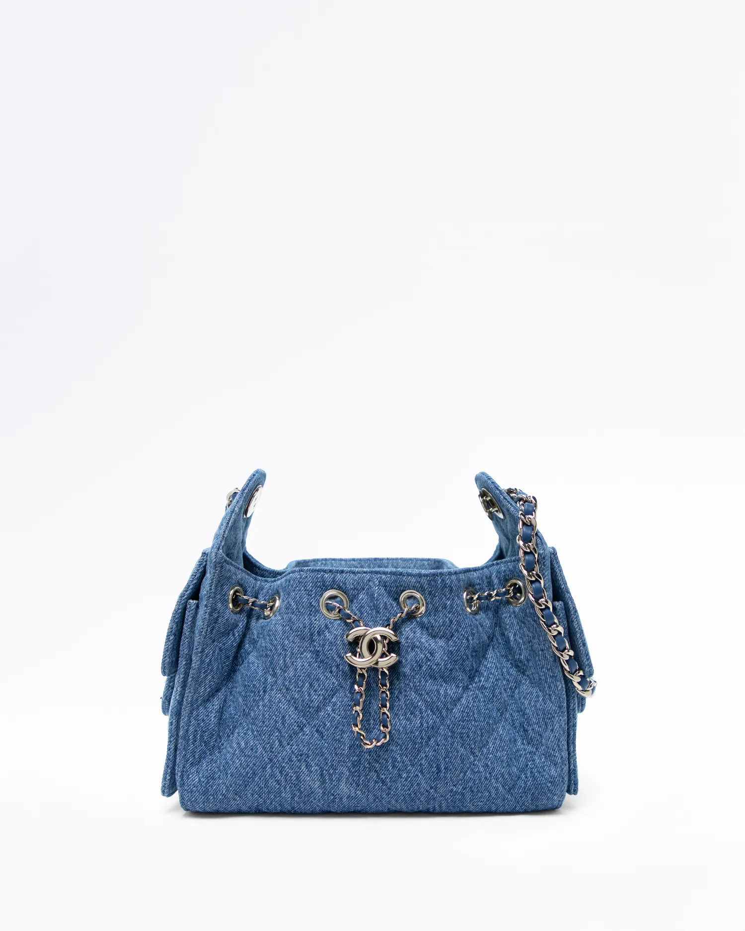 Denim Chanel 25 Mini Handbag