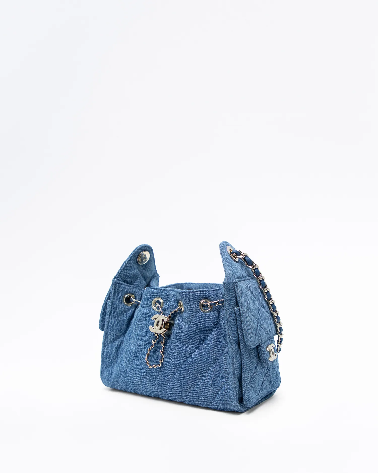 Denim Chanel 25 Mini Handbag