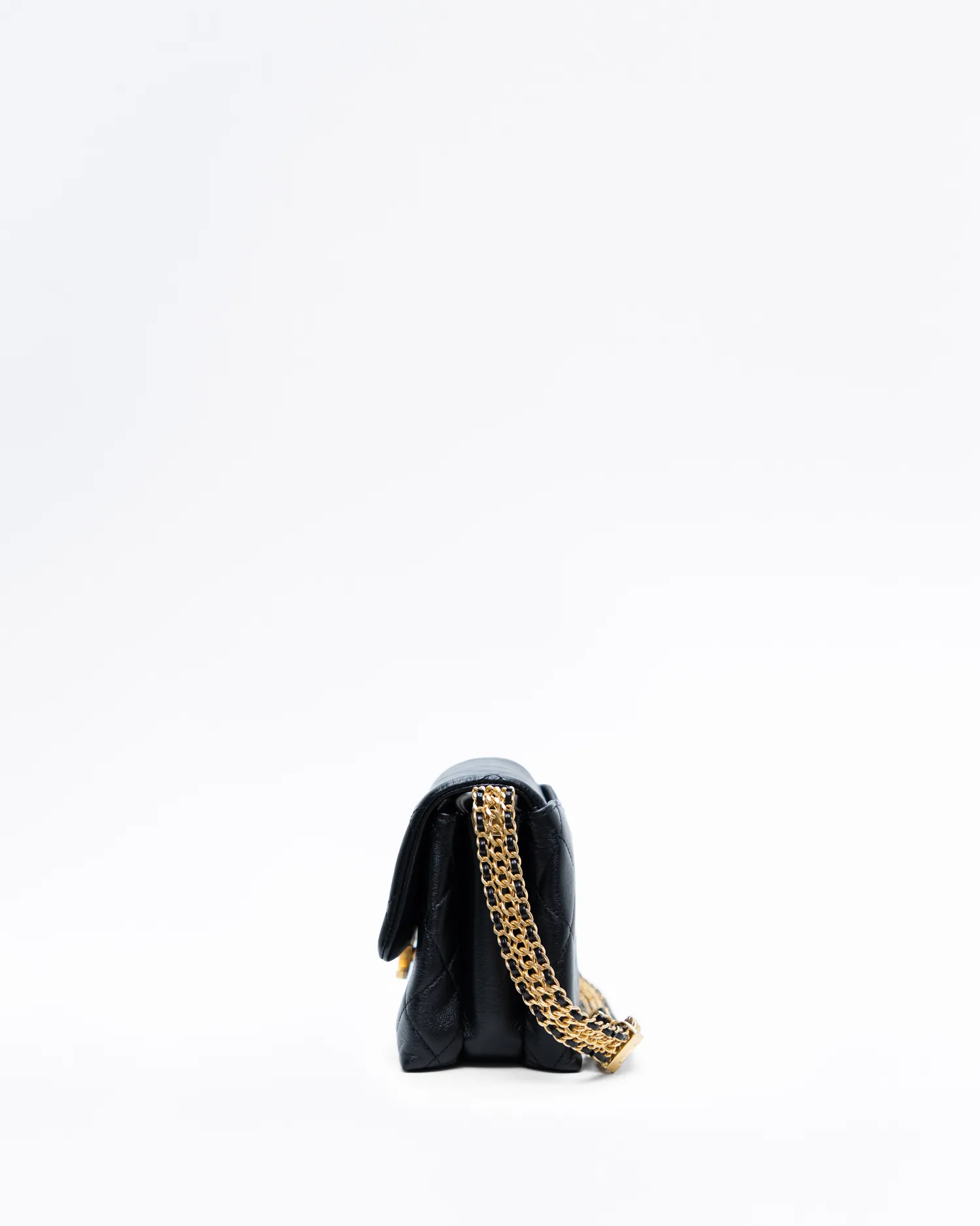 Belt Buckle Chain Medium Flap Bag