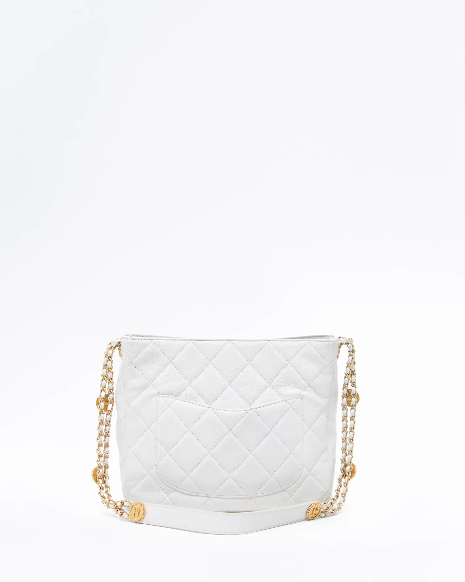 Caviar Twist Your Buttons Hobo Bag