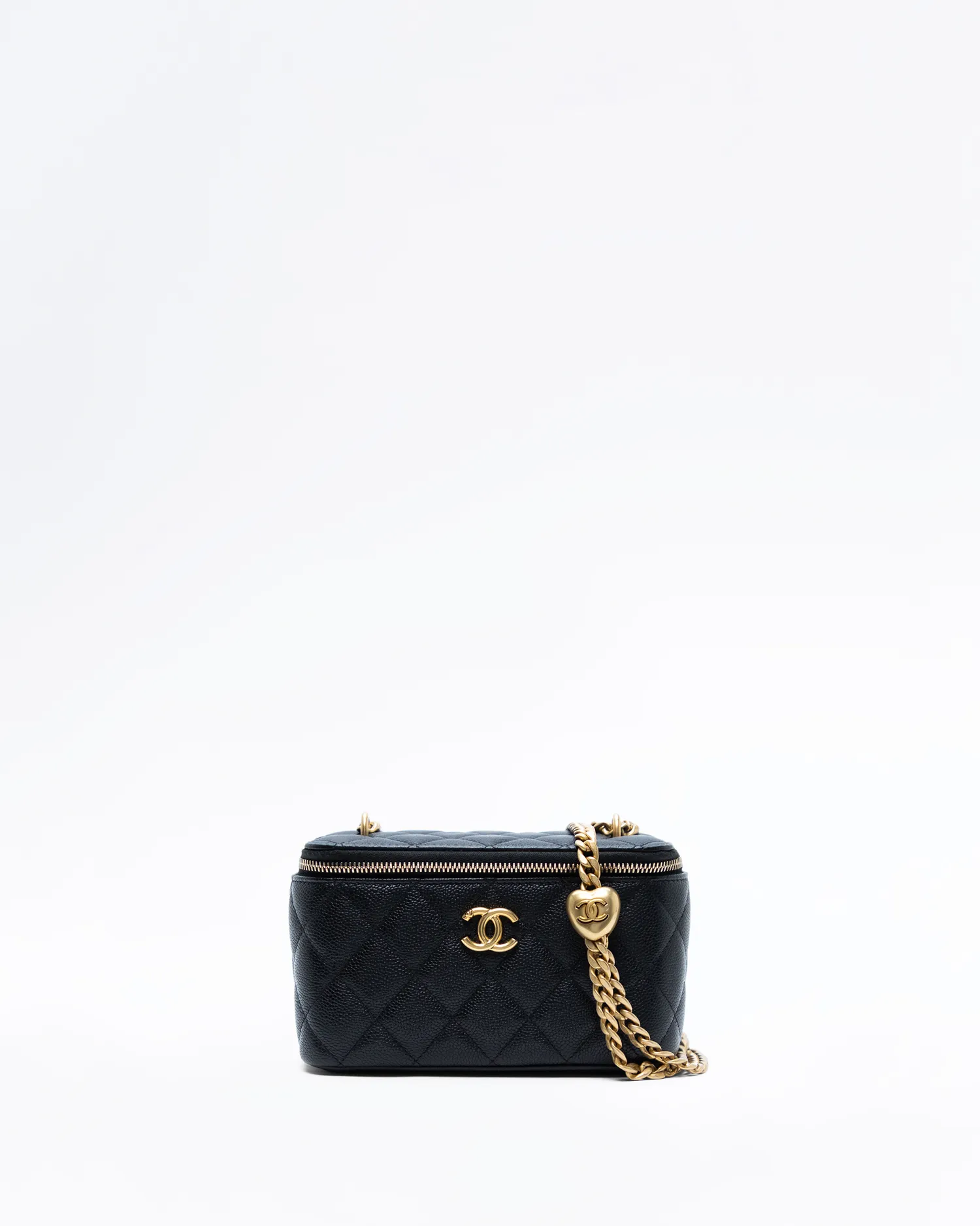 Caviar Quilted Sweetheart Crush Vanity