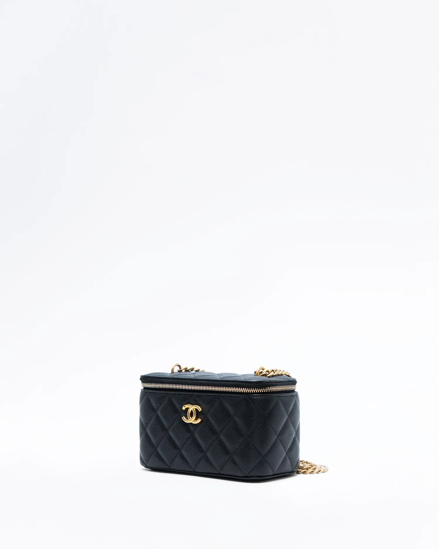 Caviar Quilted Sweetheart Crush Vanity
