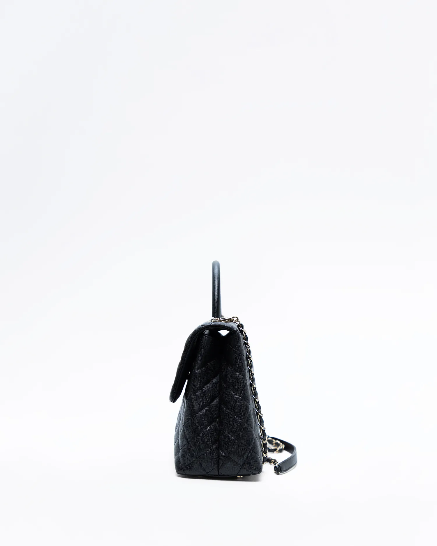 Caviar Medium Coco Handle Bag
