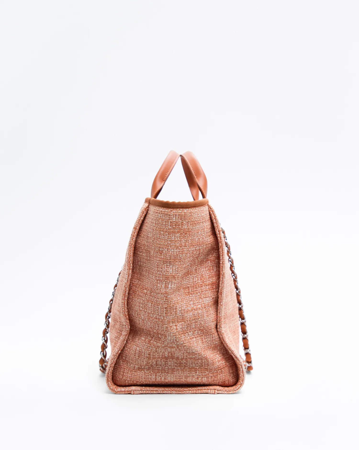 Raffia Deauville Medium Shopping Tote